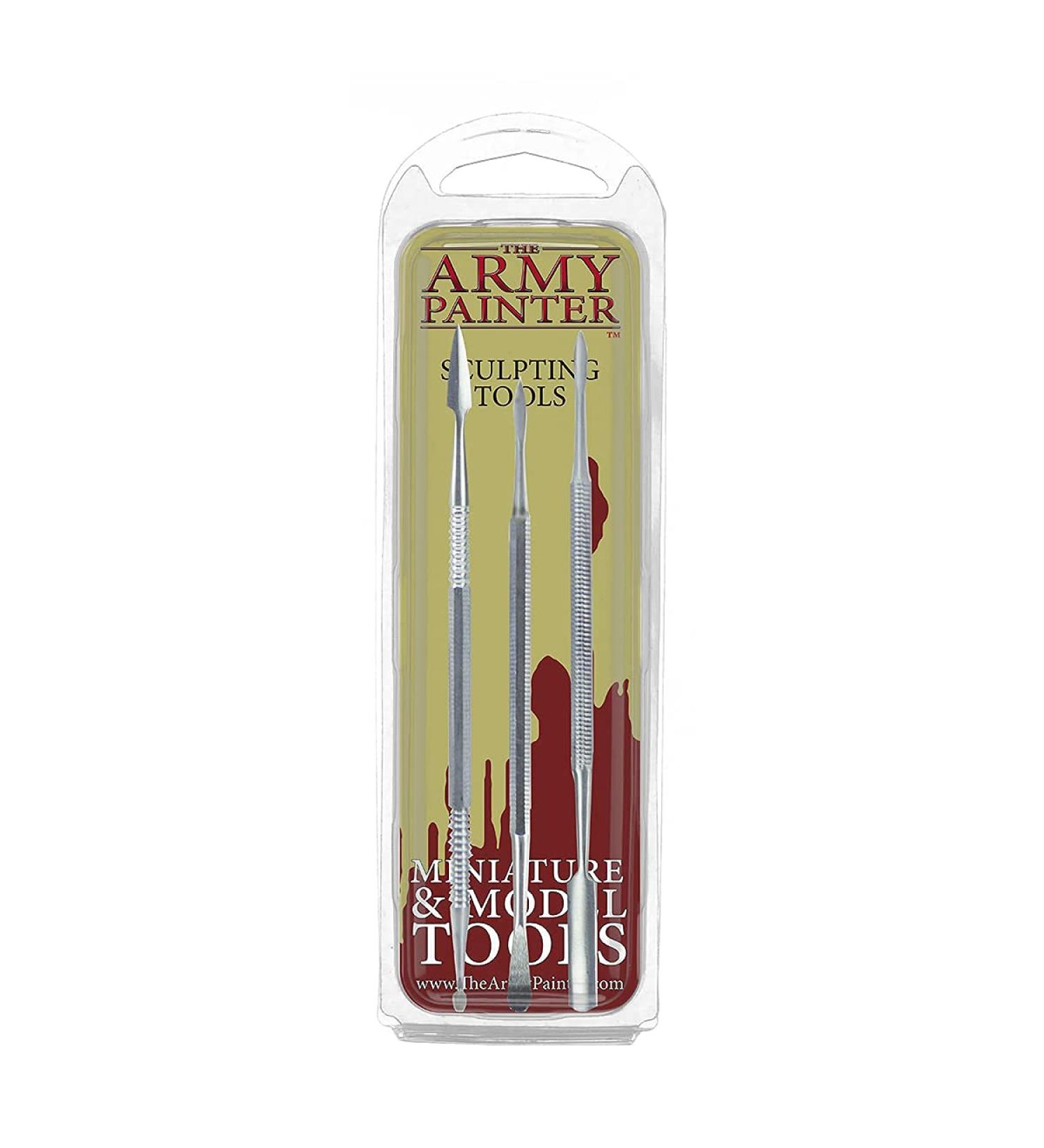Army Painter Clay Sculpting Tools Set - Stainless Steel Dab Tool for Modeling Miniatures - Green Stuff Putty Tool - Buy Online on GoSupps.com