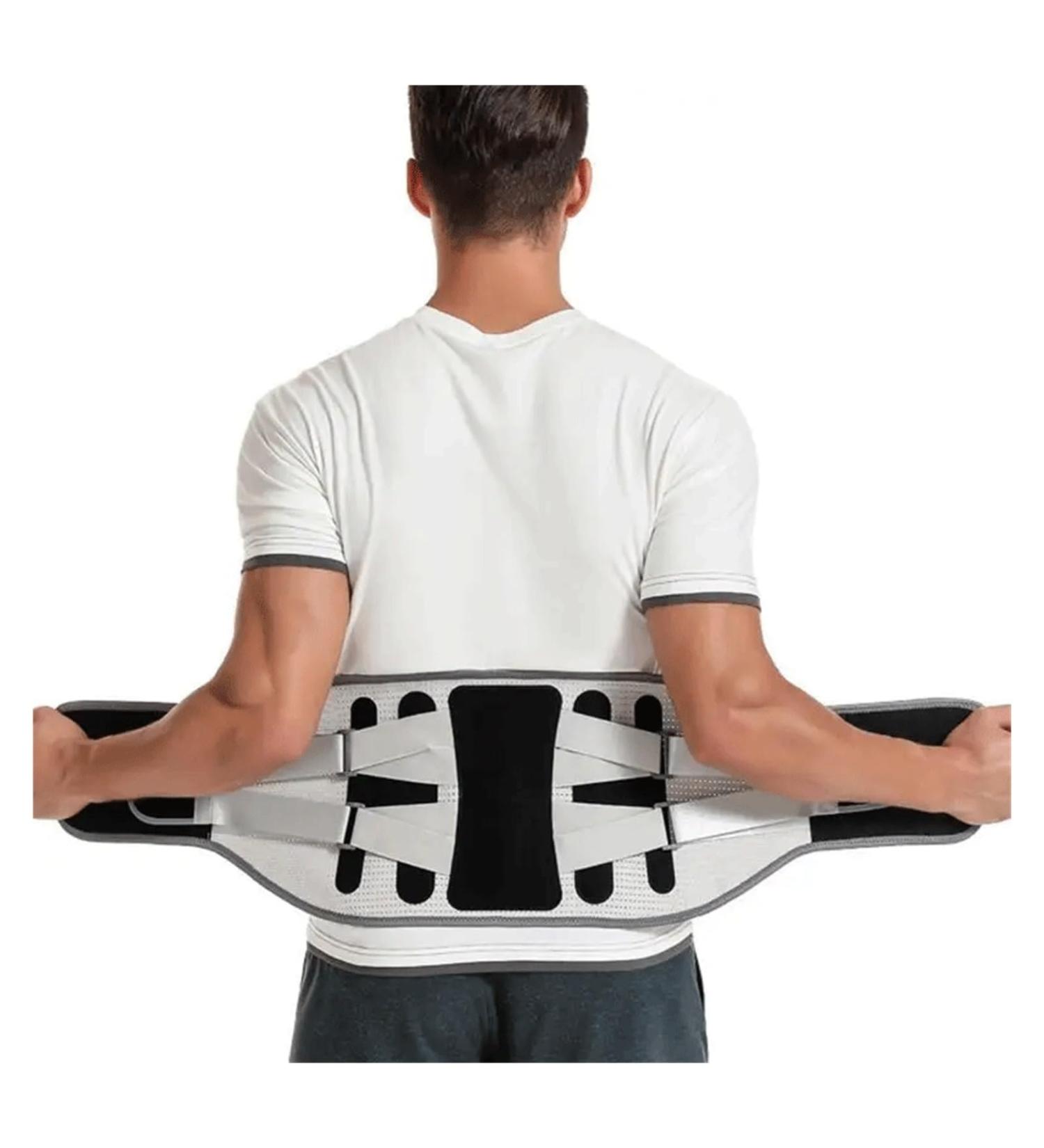Buy DFHBFG X-Large Lumbar Support Belt for Disc Herniation & Back Posture | Orthopedic Spine Decompression Brace - Gray - Buy Online on GoSupps.com