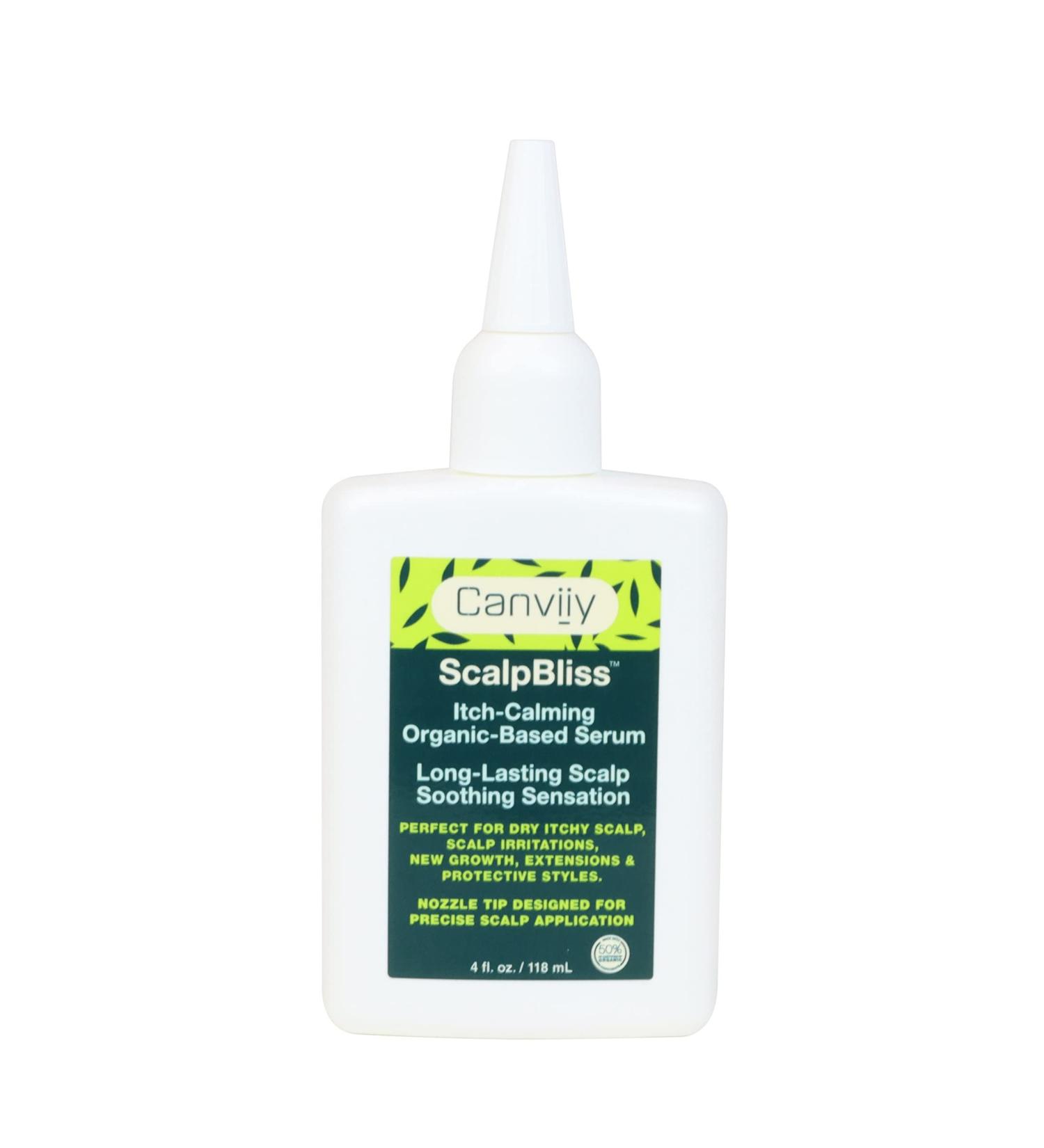 ScalpBliss Itch-Calming Serum | Organic Scalp Moisturizer with Aloe Vera Witch Hazel Manuka Honey & Peppermint Oil Soothes Dry Itchy Scalps Globally - Buy Online on GoSupps.com