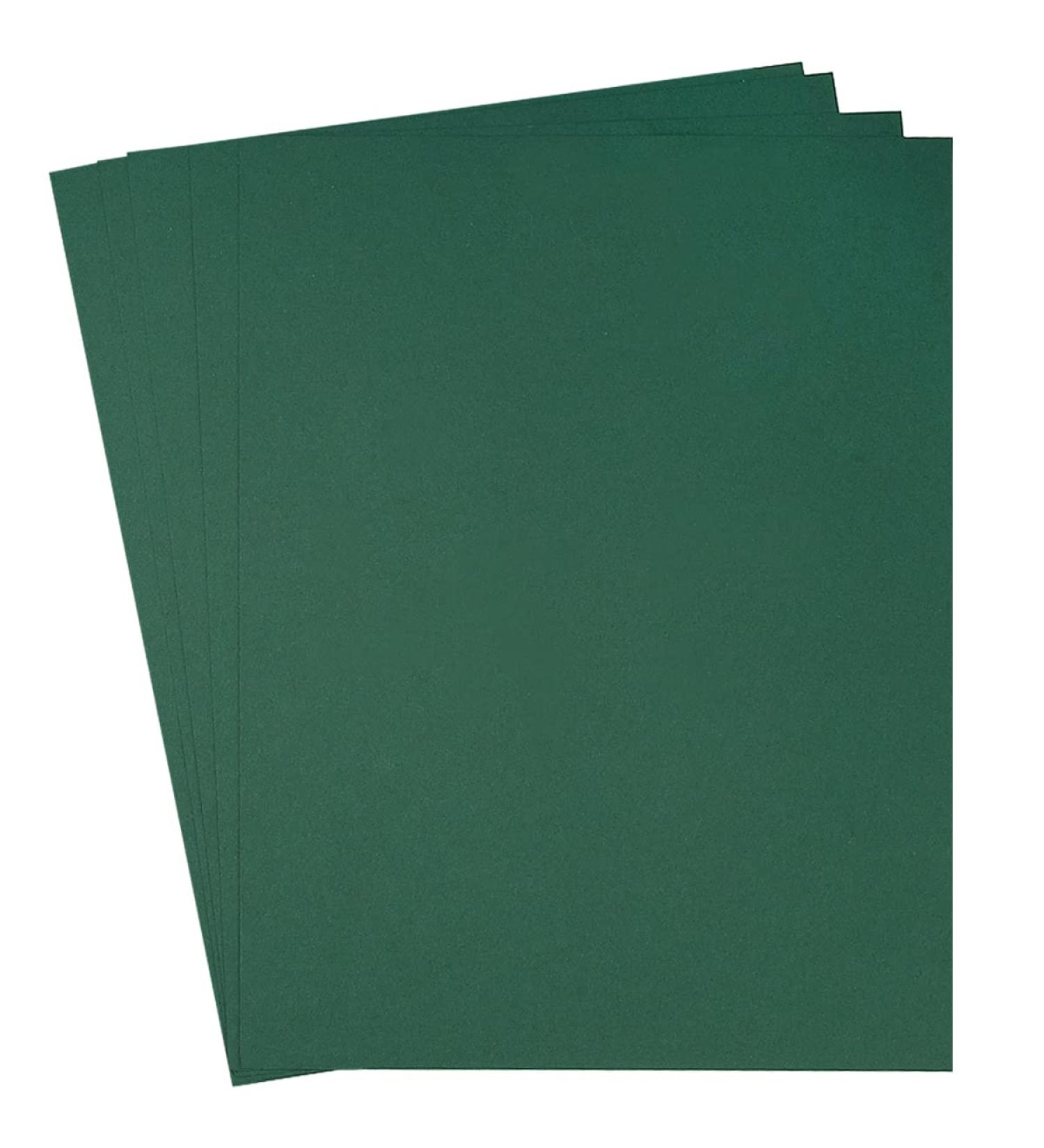 50 Sheets 8 1/2 x 11 Dark Green Cardstock for DIY Crafts & Invitations - Buy Online on GoSupps.com