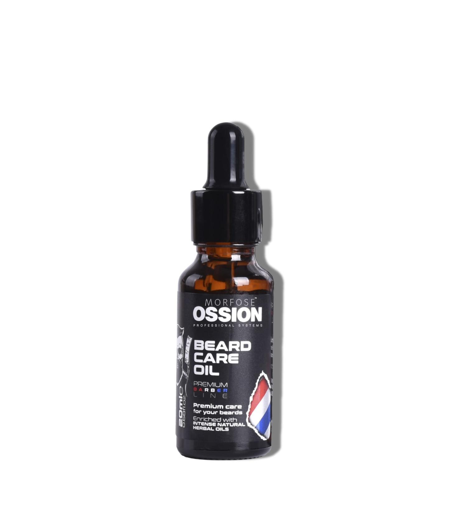 Morfose Ossion Premium Barber Line Beard Care Oil 20 ml - Nourishing Beard Oil for Men | International Shipping Available - Buy Online on GoSupps.com
