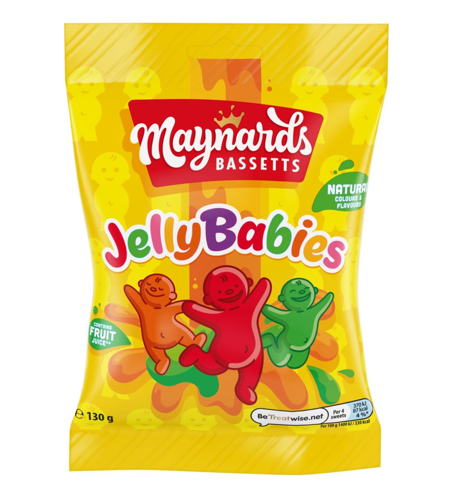  Maynards Bassetts Maynards Bassetts Jelly Babies 130 g - Buy Online on GoSupps.com