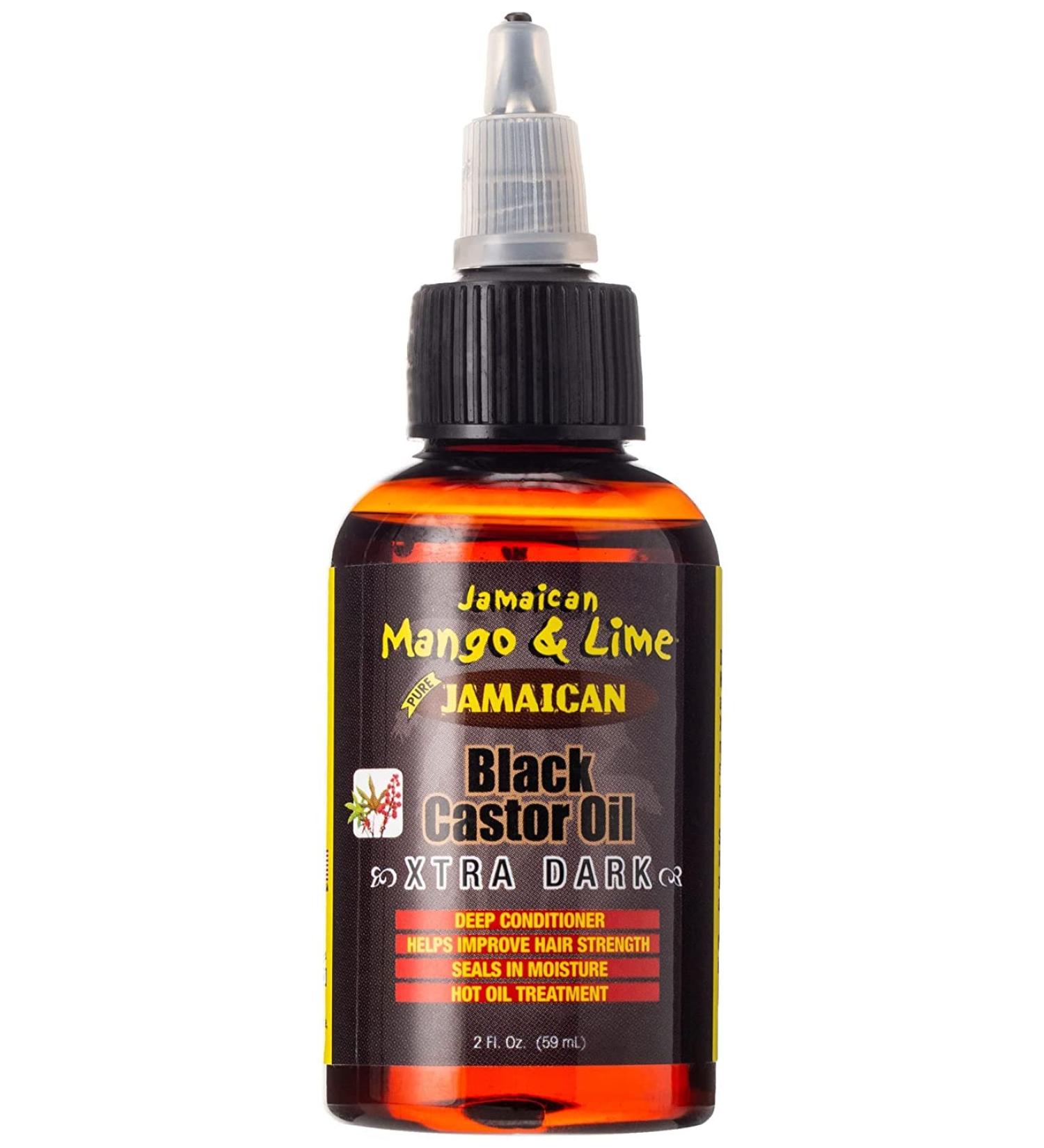 Jamaican Mango & Lime Black Castor Oil Extra Dark 2 Fl Oz - Nourishing Hair Treatment - Buy Online on GoSupps.com