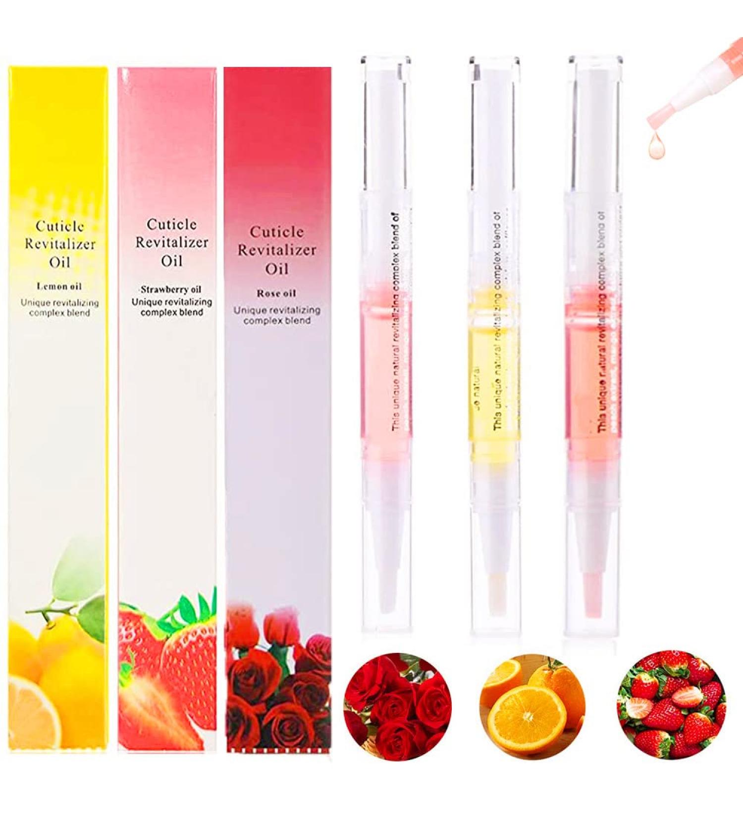 Nourishing Cuticle Oil Pen for Nail Repair and Growth - Manicure Care Treatment with Soft Brush - Buy Online on GoSupps.com