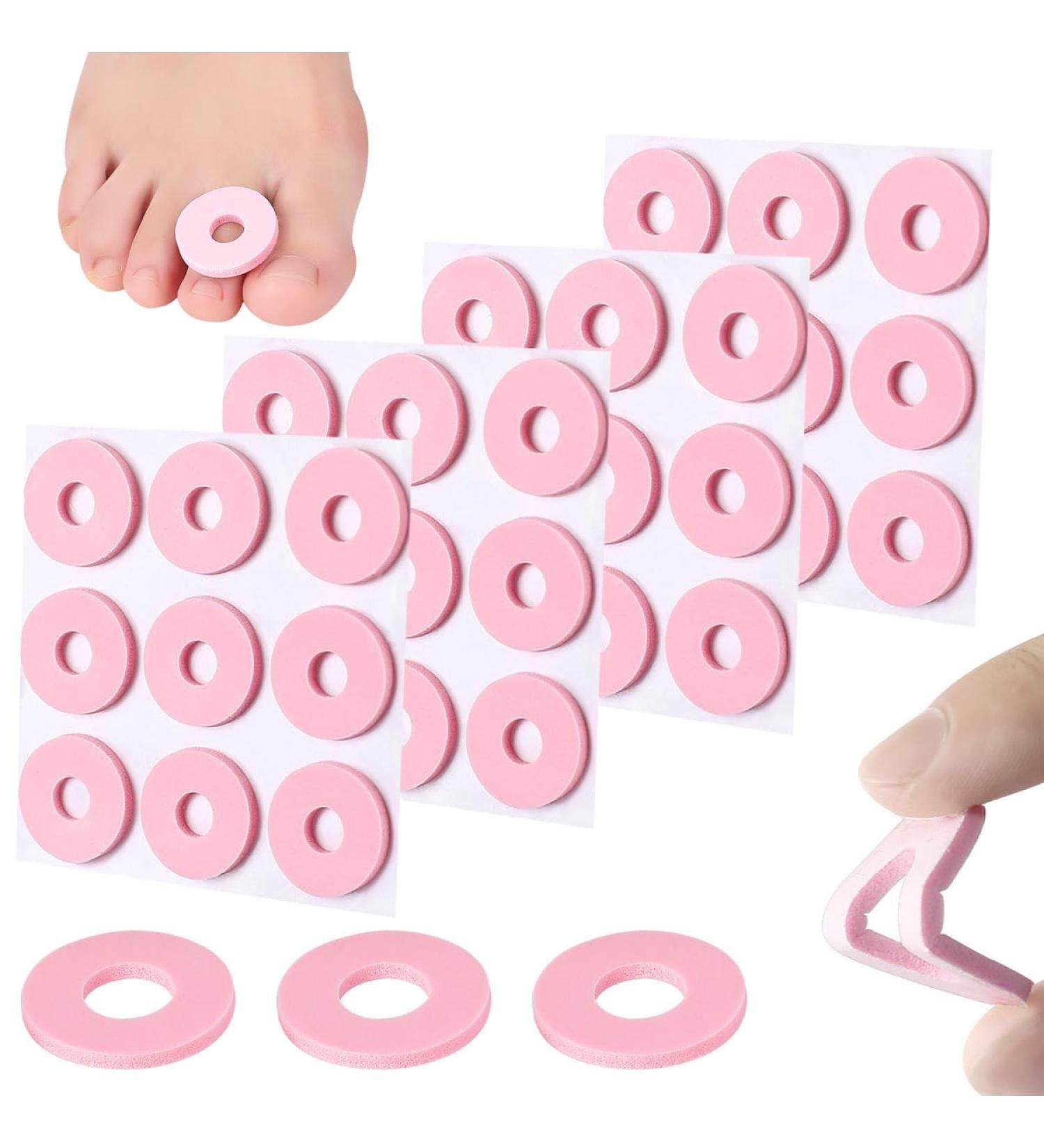 36 Pcs Soft Latex Callus Cushion Pads - Self-Adhesive Corn Pads for Foot Pain Relief - Buy Online on GoSupps.com