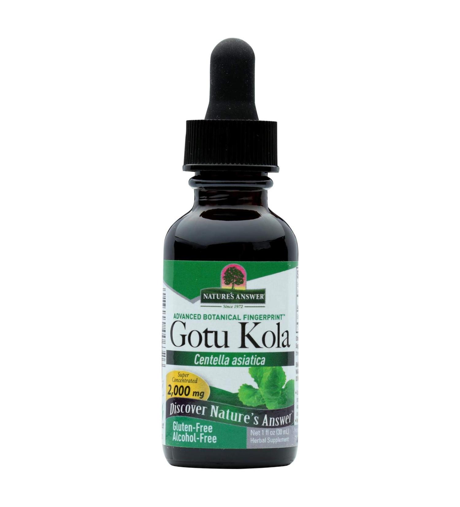 Nature's Answer Gotu Kola Alcohol-Free 1 fl oz (30 ml)