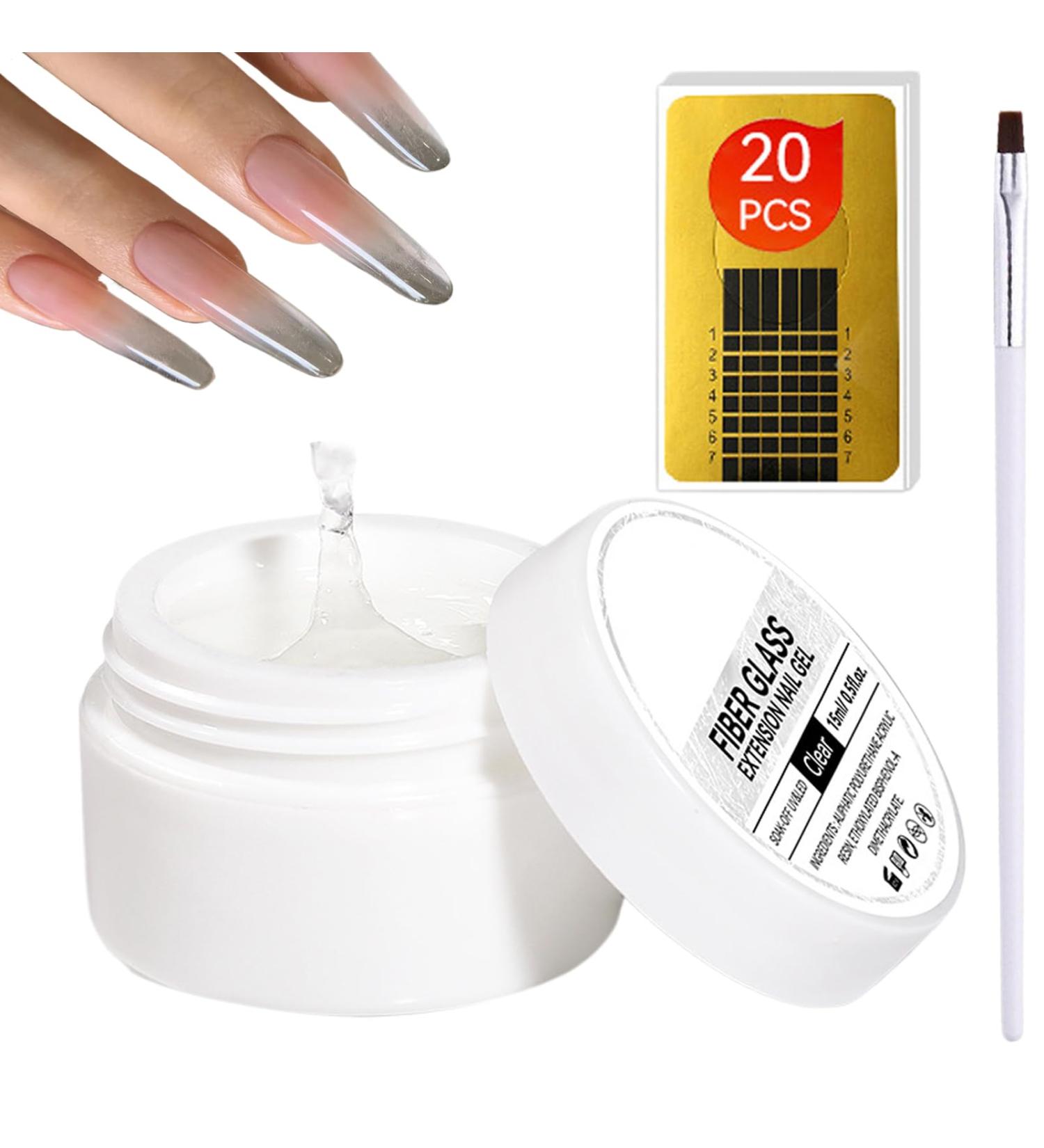 Damaged Nail Repair - Gel for Fragile and Damaged Nails 15ml Bottle Protective Strengthening Thickening for Women and Adults Manicure Home Care Travel All Ages - Buy Online on GoSupps.com