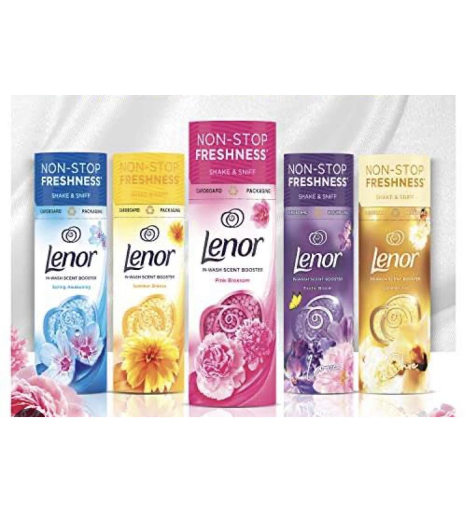 4 X Lenor Laundry Perfume In-Wash Scent Booster Beads 4 X 176g unstoppable fresh spring awakning summer breeze gold orchid - Buy Online on GoSupps.com