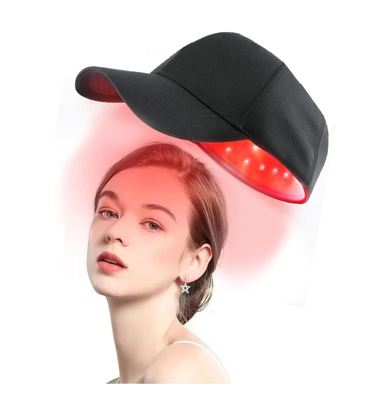 Bonnet De Croissance Des Cheveux Traitements Contre La Perte De Cheveux Avec 82 Perles De Lampe LED Luminoth rapie 660 Nm Et 850 Nm Pour La Repousse Des Cheveux La Calvitie Pour Hommes Et Femmes - Buy Online on GoSupps.com