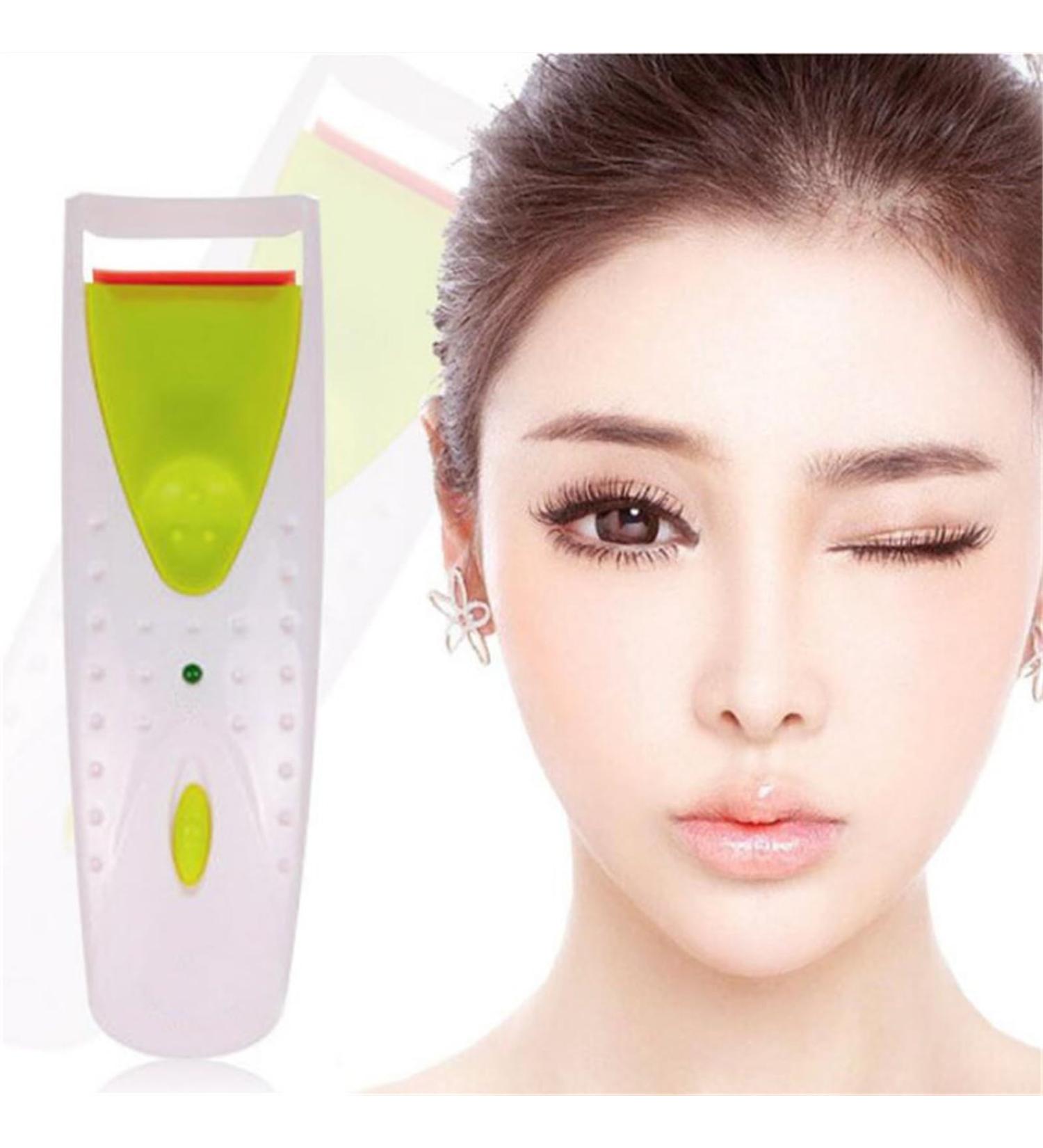 Professional Heated Eyelash Curler | Portable Mini Tool for Long-Lasting Naturally Curled Lashes - Buy Online on GoSupps.com