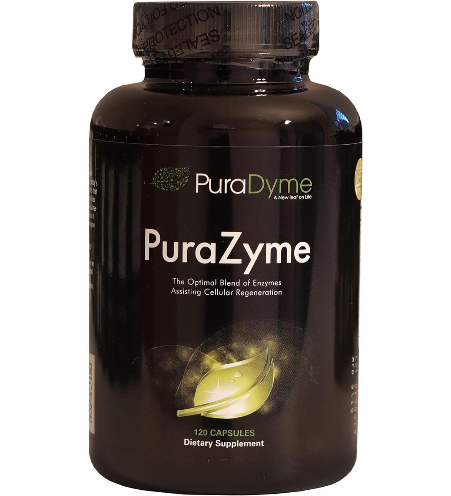 PuraDyme PuraZyme Blend of Digestive Enzymes by Lou Corona 120 Capsules - Buy Online on GoSupps.com
