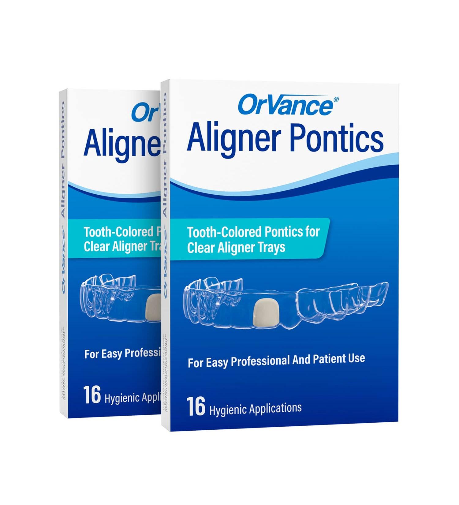 OrVance Aligner Pontics | 32 Count Clear Aligner Tray Fillers for Missing Teeth - Buy Online on GoSupps.com