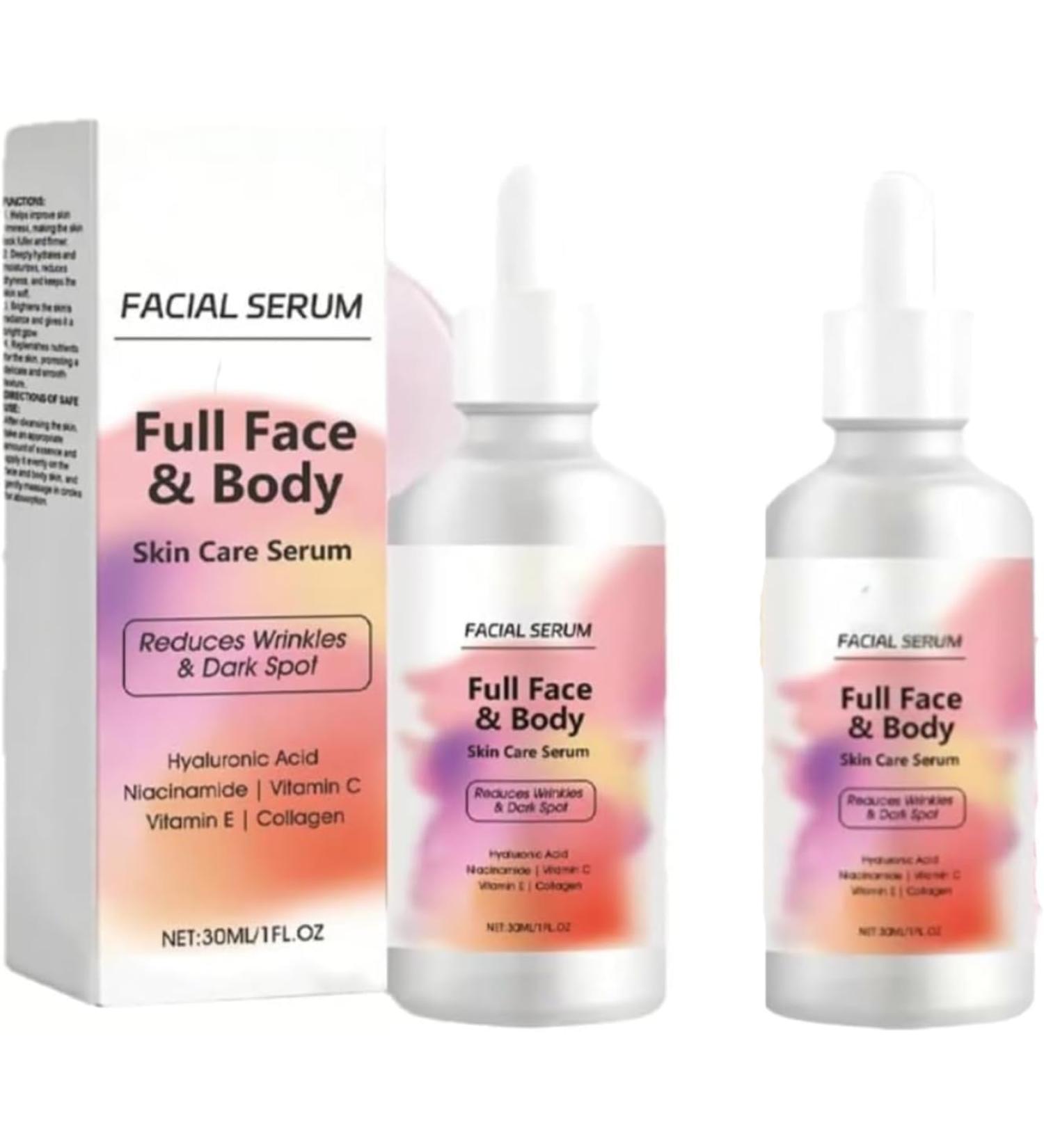  CCDSR Finones Skin Vitamin Serum for Face and Body Anti-Wrinkle & Firming Serum Versatile Face and Body Serum with Vitamin C Firming Essence Hydrates (2) - Buy Online on GoSupps.com