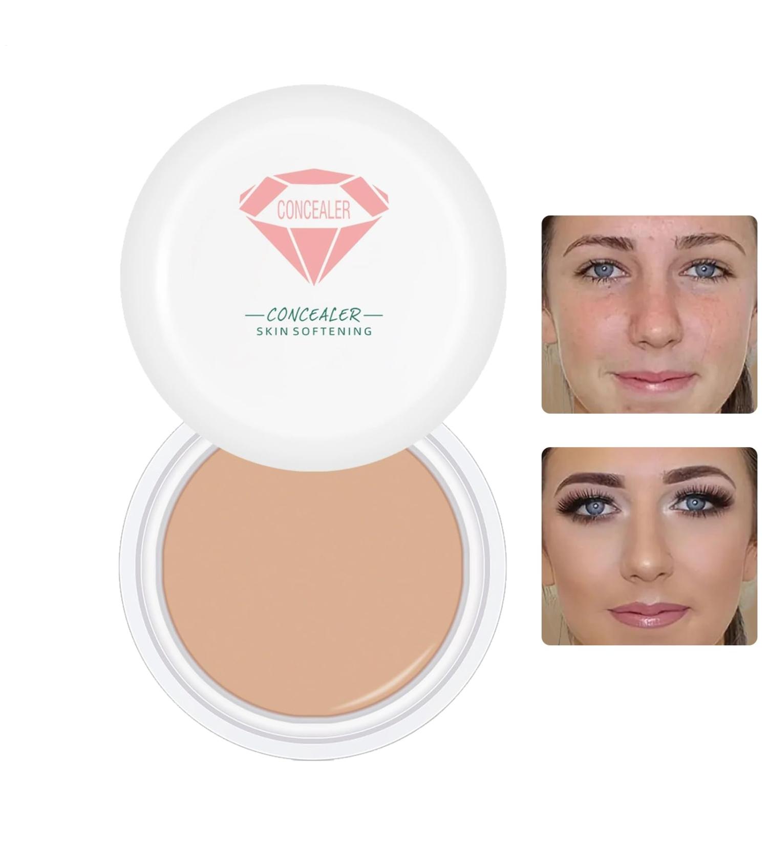 Matte Concealer | Waterproof Corrective Cream - Waterproof Long-Lasting Moisturizing Concealer for Dark Circles Blemishes Evening Wedding Date - Buy Online on GoSupps.com