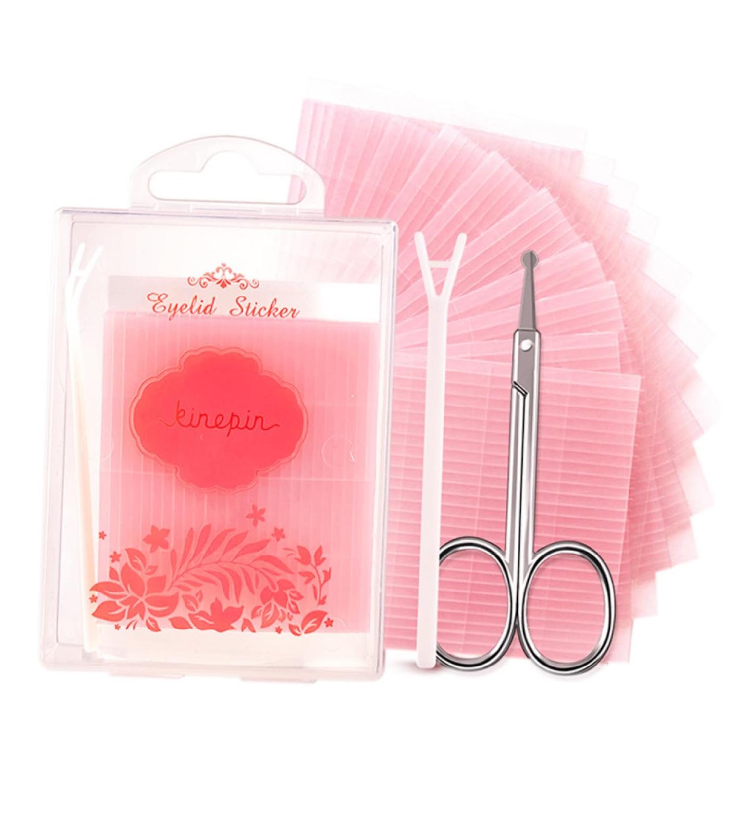 POPETPOP 1 Set Double Eyelid Sticker Clear Duct Tape Double Eyelid Tape Mesh Tape Double Eyelid Pastes Double Side Eyelid Tape Invisible Eyelid Strips Natural Eyelid Stickers Bands Portable 6.9X5.1cm Transparent - Buy Online on GoSupps.com