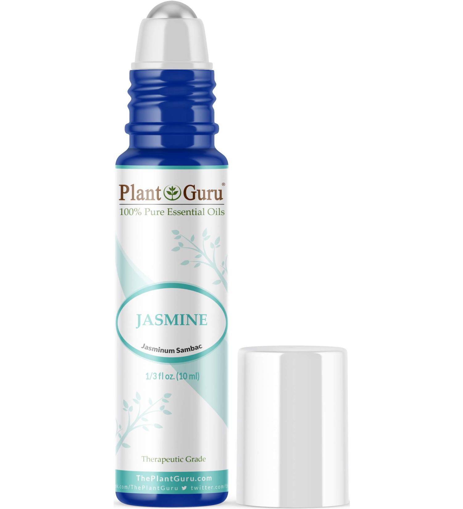 Jasmine Sambac Absolute Essential Oil Roll-On 10ml - 100% Pure & Pre-Diluted Therapeutic Grade for Relaxation & Wellness - International Shipping Available - Buy Online on GoSupps.com