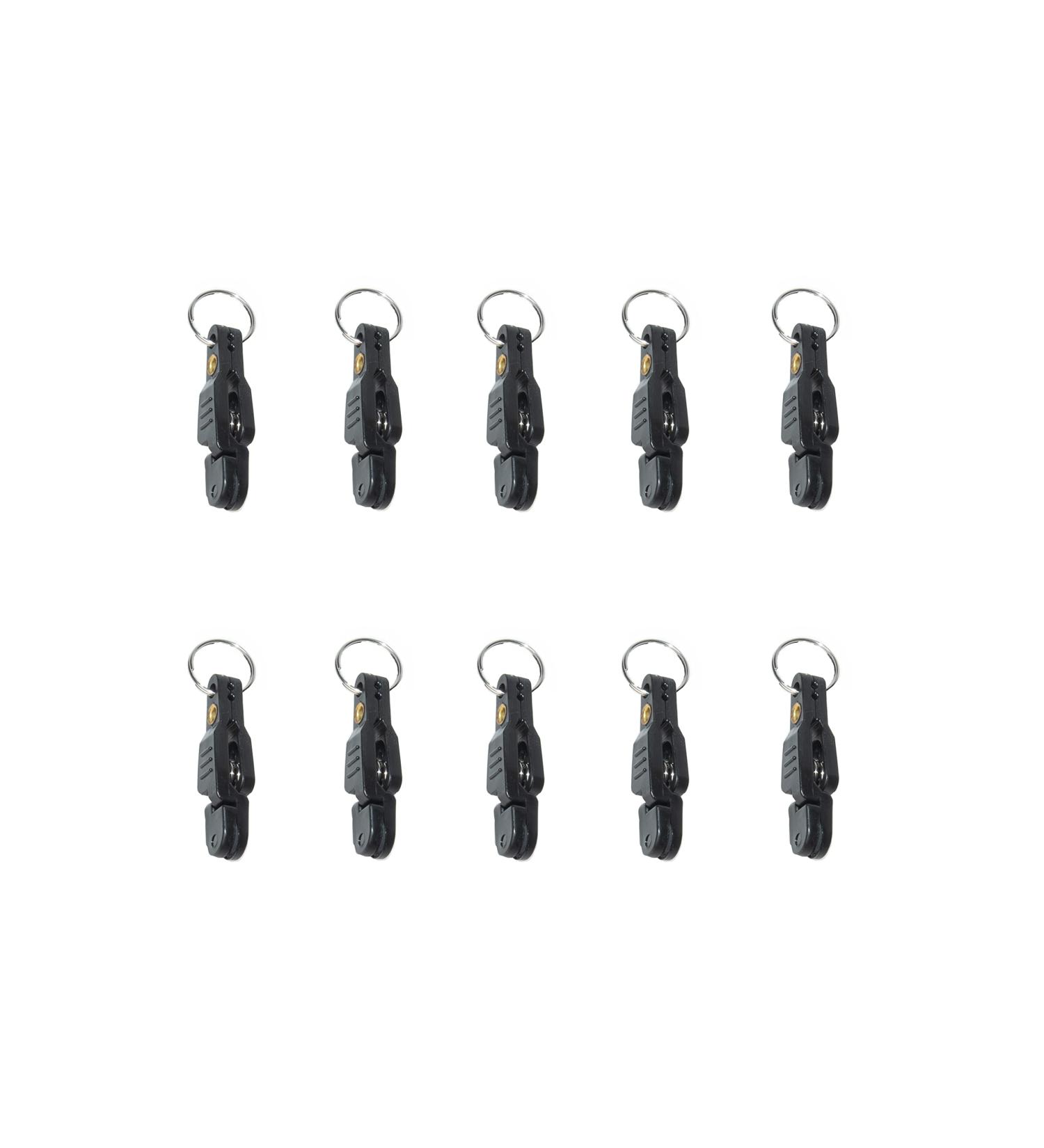 Sedmoon 10 Pcs Heavy Tension Snap Release Clips for Offshore Fishing - Black - Buy Online on GoSupps.com