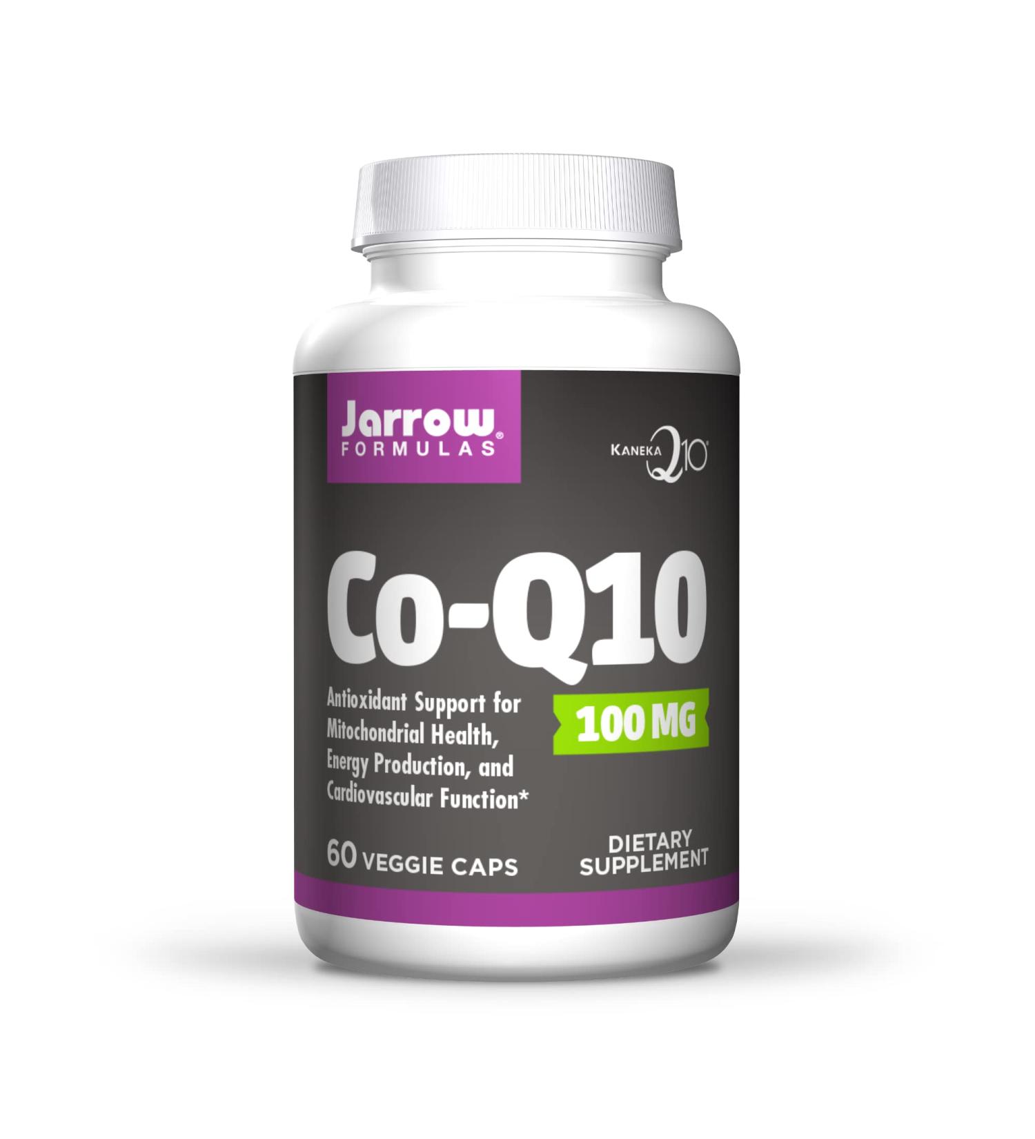 Jarrow Formulas Co-Q10 100 mg - 60 Veggie Caps | Antioxidant Support for Energy Mitochondrial Health & Cardiovascular Function - International Shipping Available - Buy Online on GoSupps.com