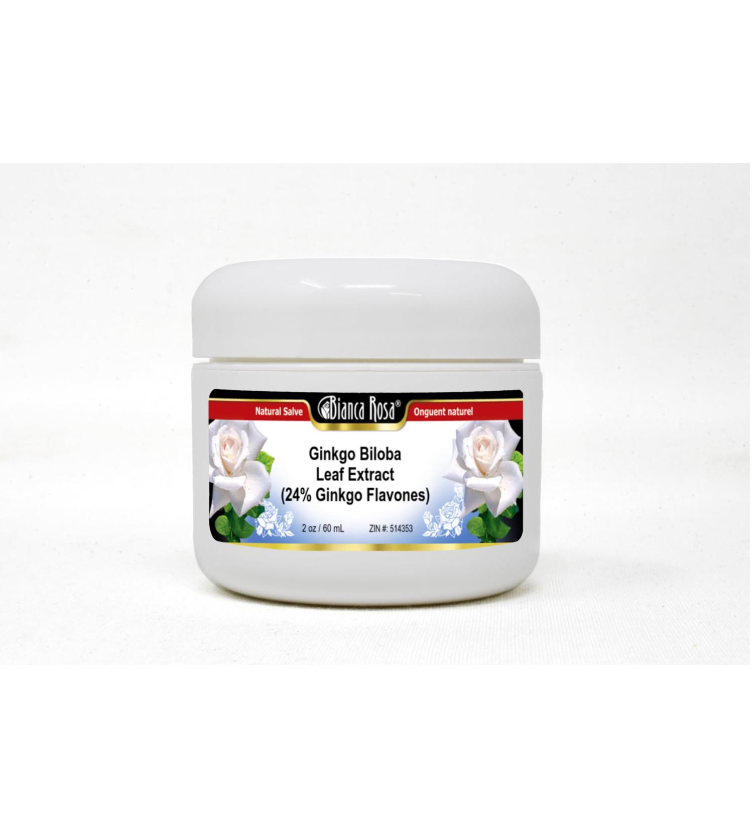 Bianca Rosa Ginkgo Biloba Leaf Extract (24% Ginkgo Flavones) - Salve Ointment (2 oz ZIN: 514353) - 2 Pack - Buy Online on GoSupps.com