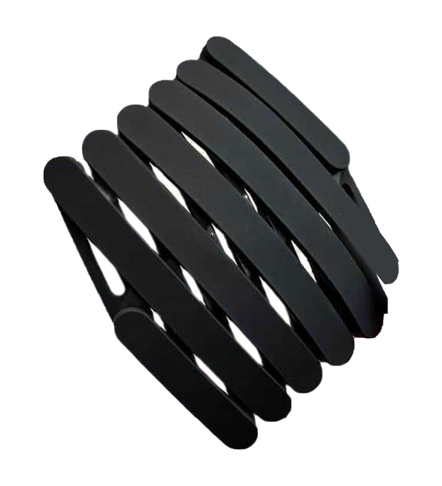 Uitseld Headbands for Curly Hair - Portable Small Folding Headbands - Women Spa Headband Face Wash Headband Thin Makeup Headbands for Makeup Skincare Black - Buy Online on GoSupps.com