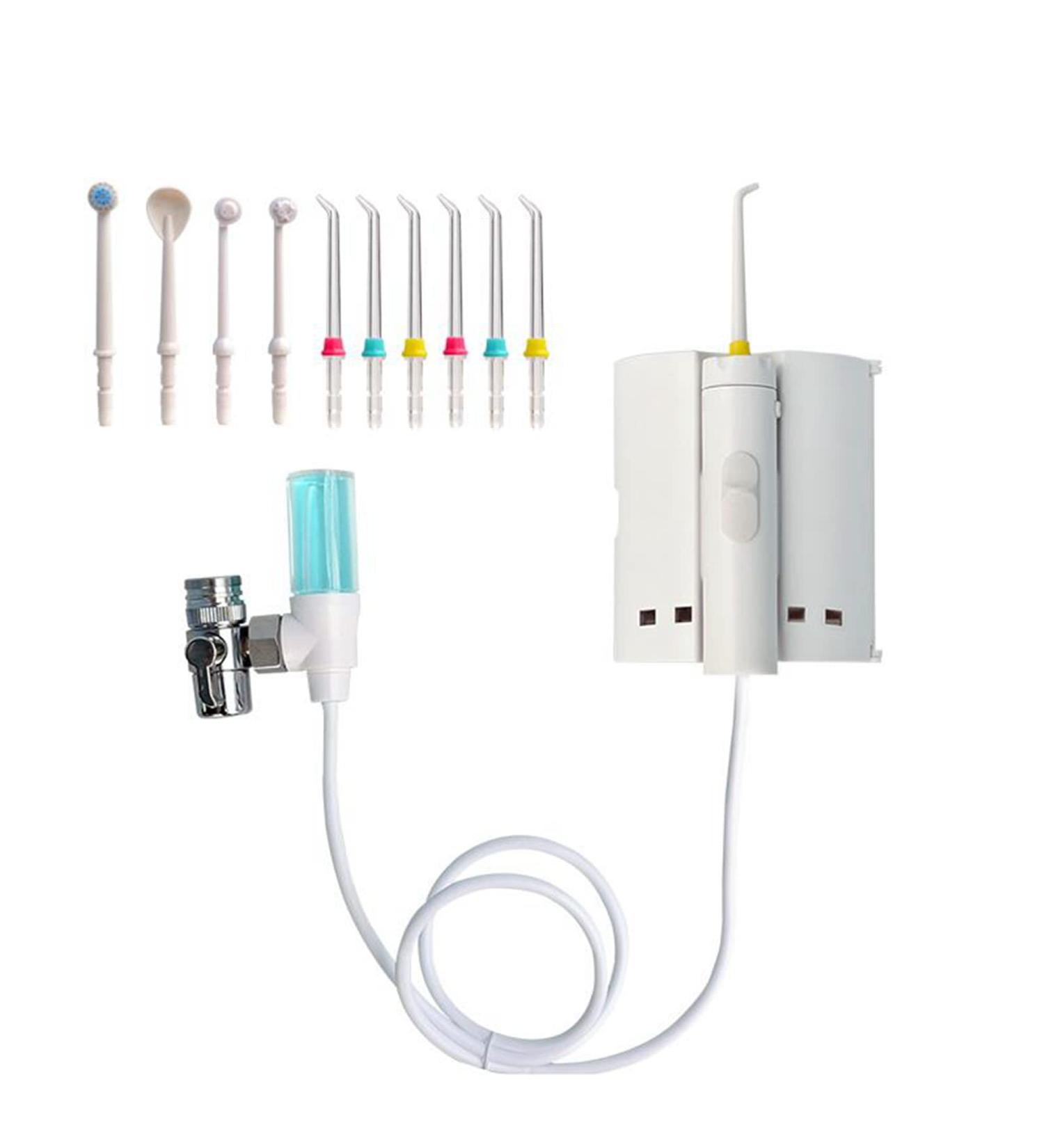 Water Flosser for Family - 6 Jet & 4 Functional Tips Non-Electric Oral Irrigator for Dental Care - Buy Online on GoSupps.com
