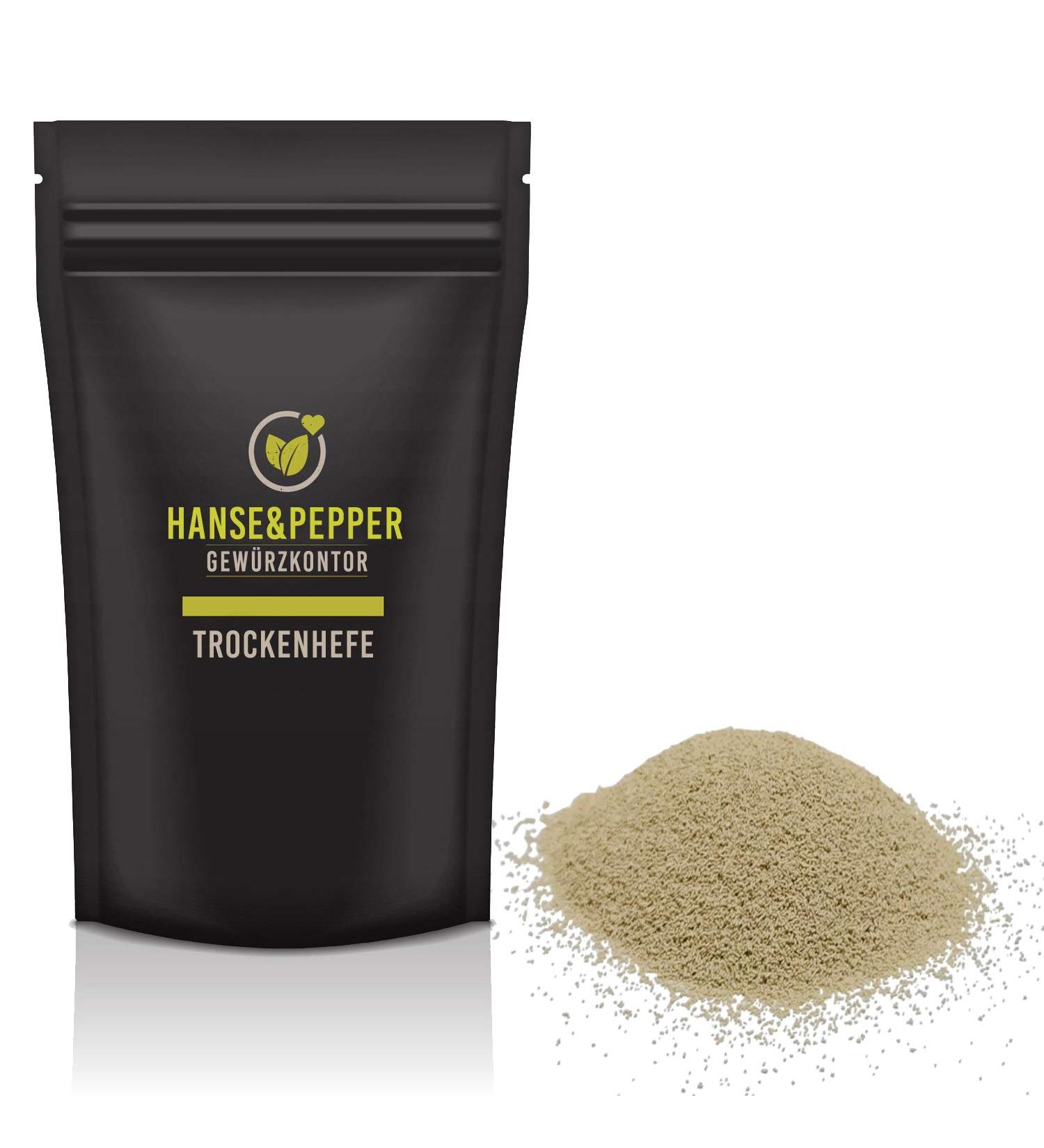 500g dry yeast for pizza bread bread dough baking yeast cake yeast vegetarian vegan instant dry yeast of course from the Hanse & Pepper Gew rzkontor 500 g (1 Pack)