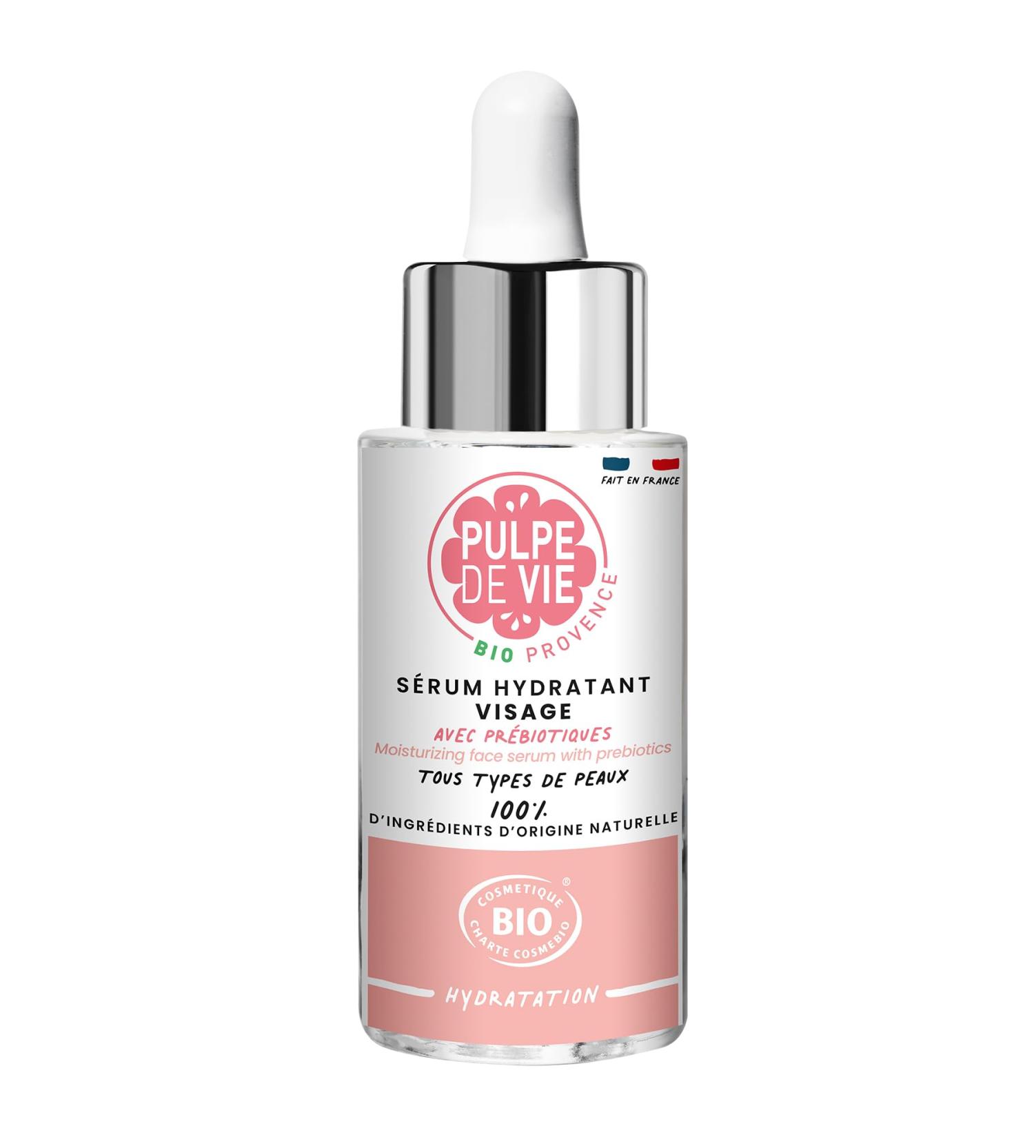 Pulpe de Vie - Certified Organic Moisturizing Face Serum THE Serum 30ml - Anti-waste! Peach - Soft and Velvety Skin - Deeply Rehydrates - Non-Greasy Effect - Repairing - Natural Elixir - Buy Online on GoSupps.com