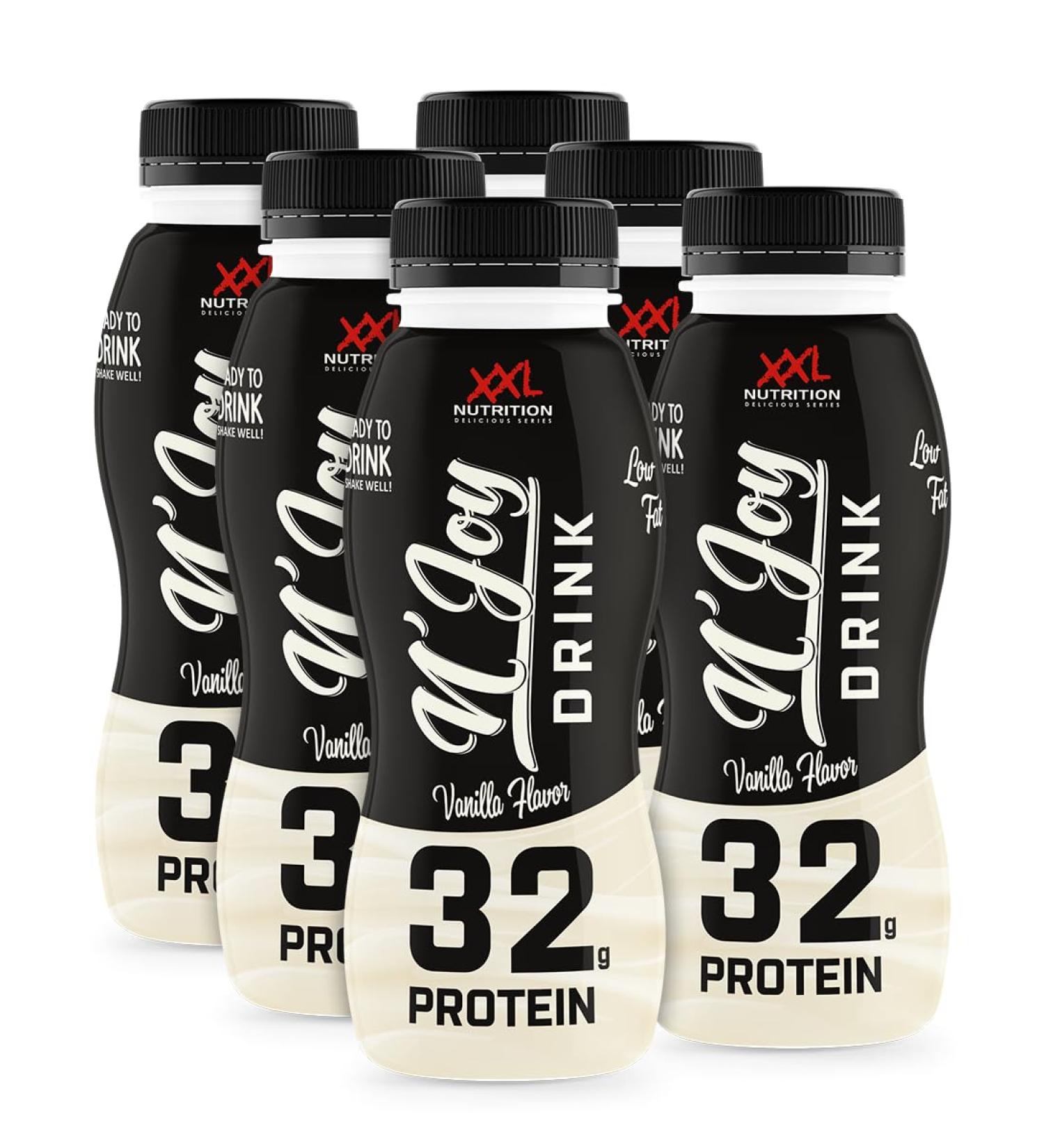 XXL Nutrition - N'Joy Protein Drink - Whey 32g Protein - Vanilla - 6 Pcs - Buy Online on GoSupps.com