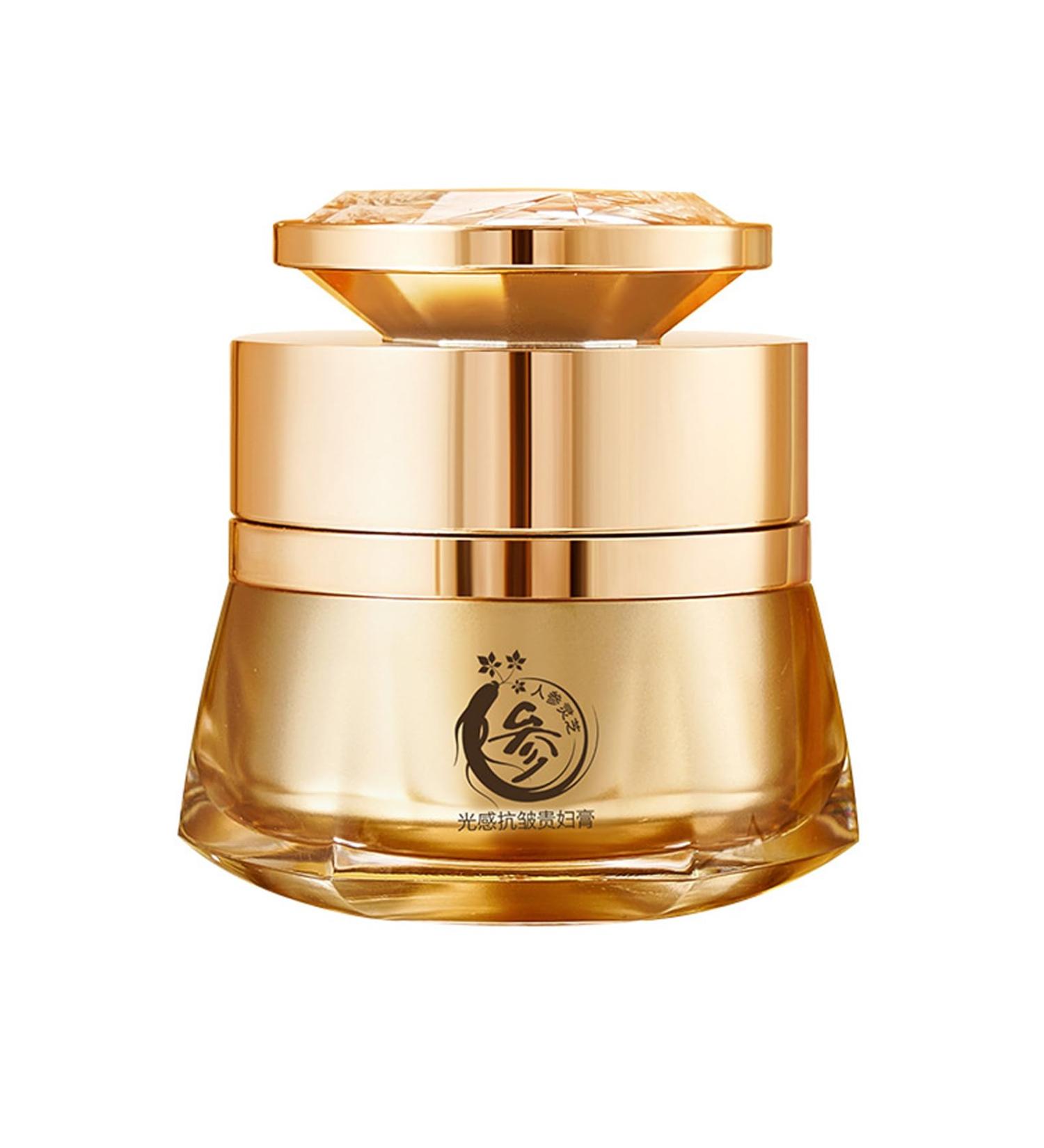 Ginseng Ganoderma Anti-Wrinkle Cream Anti Aging Ginseng Face Cream Ginseng Extract Anti Wrinkle Face Moisturiser Skin Care Tightening Sagging Skin & Reduce Fine Lines 50g - Buy Online on GoSupps.com
