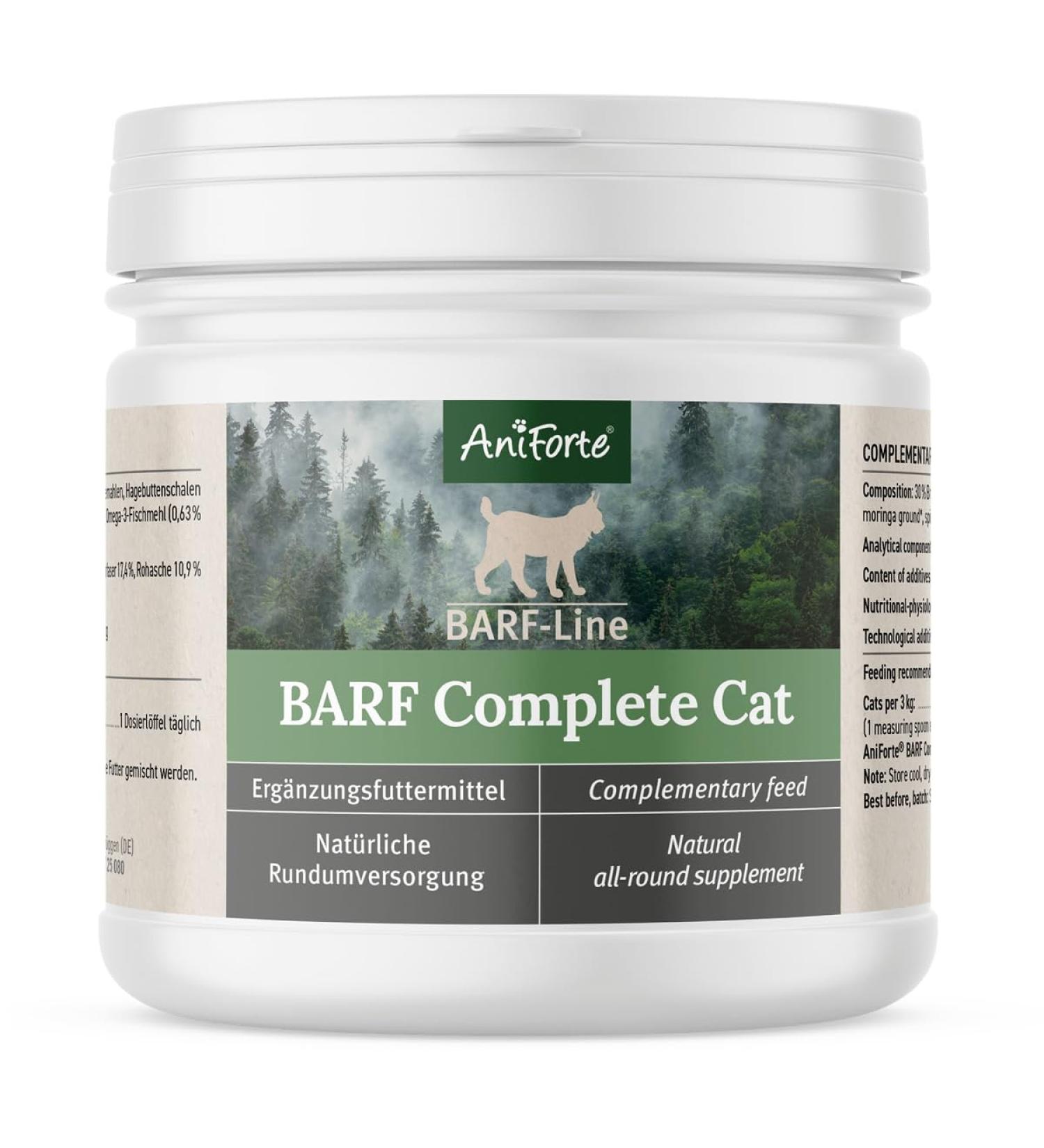 AniForte Complete Powder for Raw Food 100g - Barf Complete Food for Cats - Buy Online on GoSupps.com