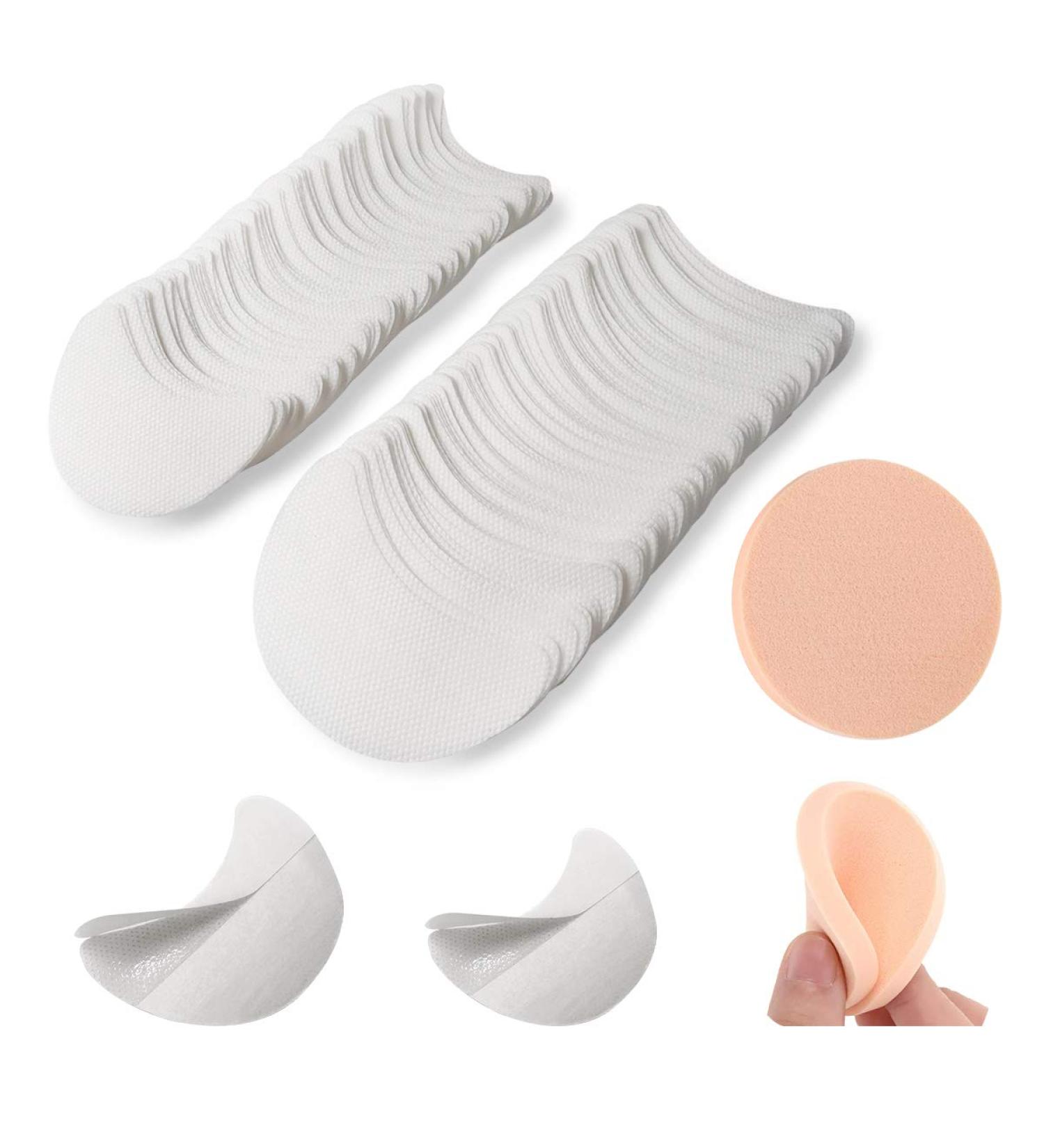 200 Pcs Eyeshadow Gel Pads & Stencils - Eye Gel Pads for Eyelash Extensions & Makeup - Facial Color Sponge Pack - Buy Online on GoSupps.com