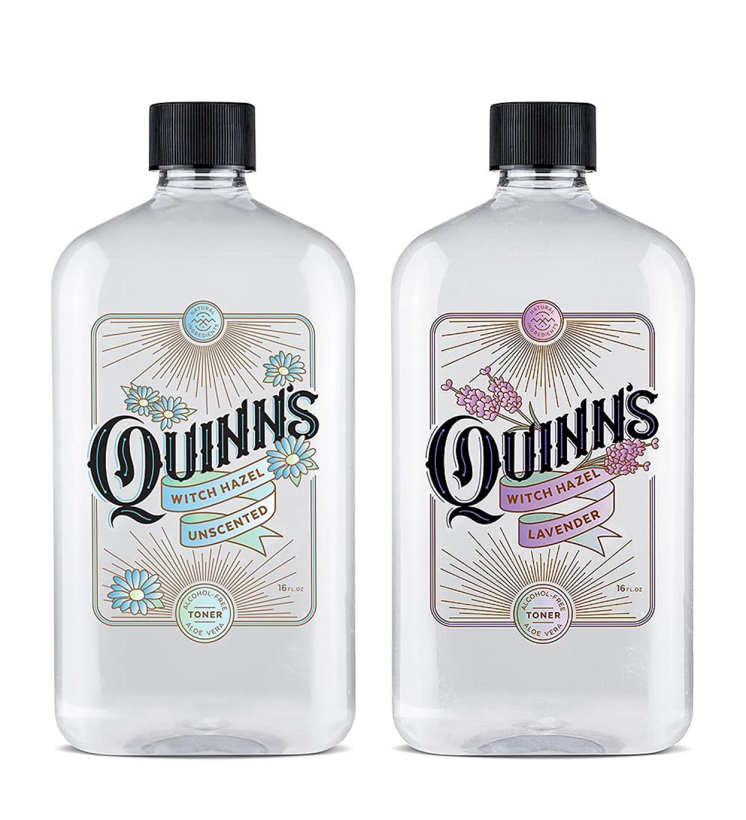 Quinn s Alcohol Free Witch Hazel Unscented 16 oz. & Quinn s Alcohol Free Witch Hazel Lavender 16 oz. - Buy Online on GoSupps.com
