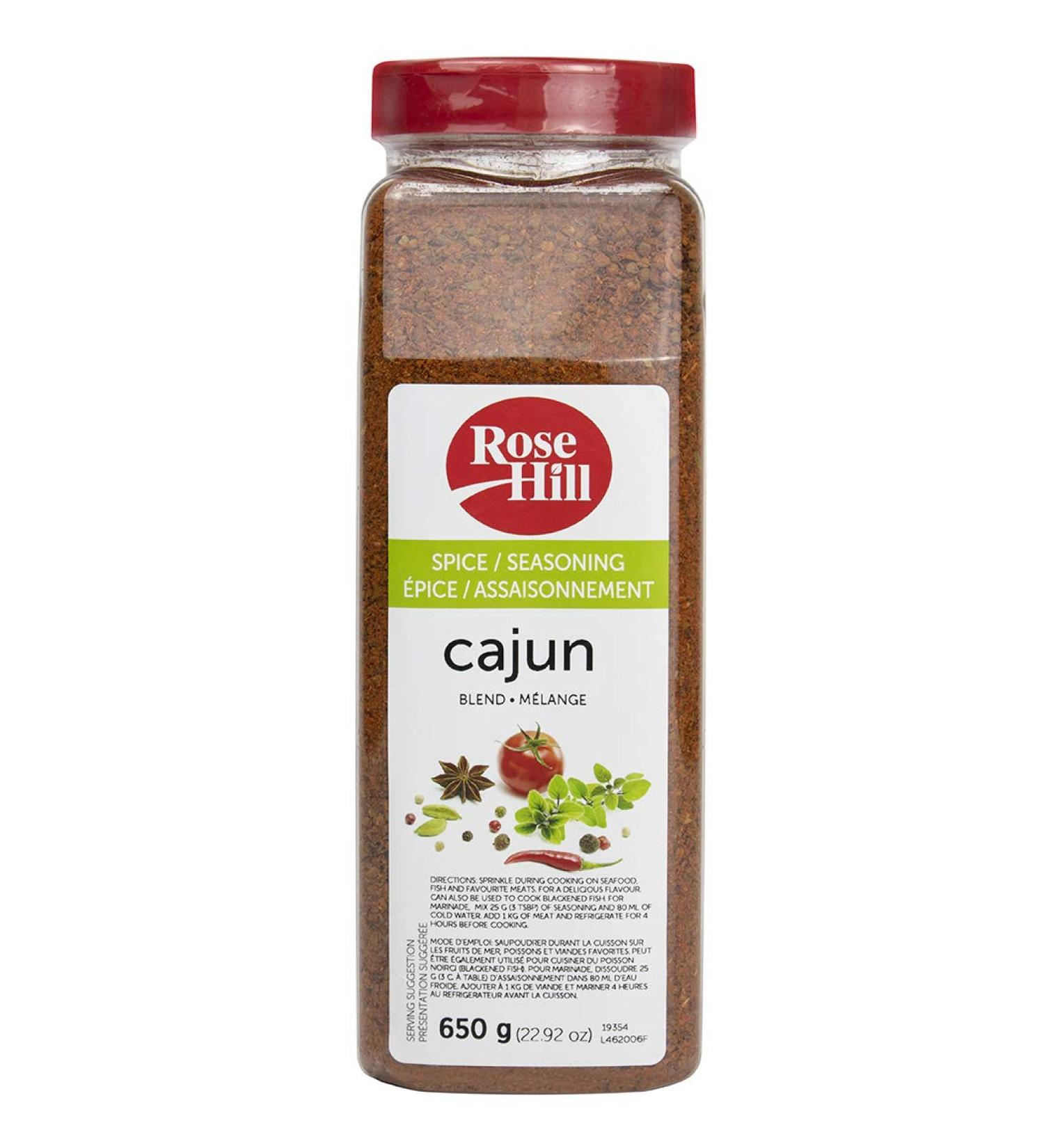 Rose Hill Cajun Seasoning Spice Blend 650 Grams - Buy Online on GoSupps.com