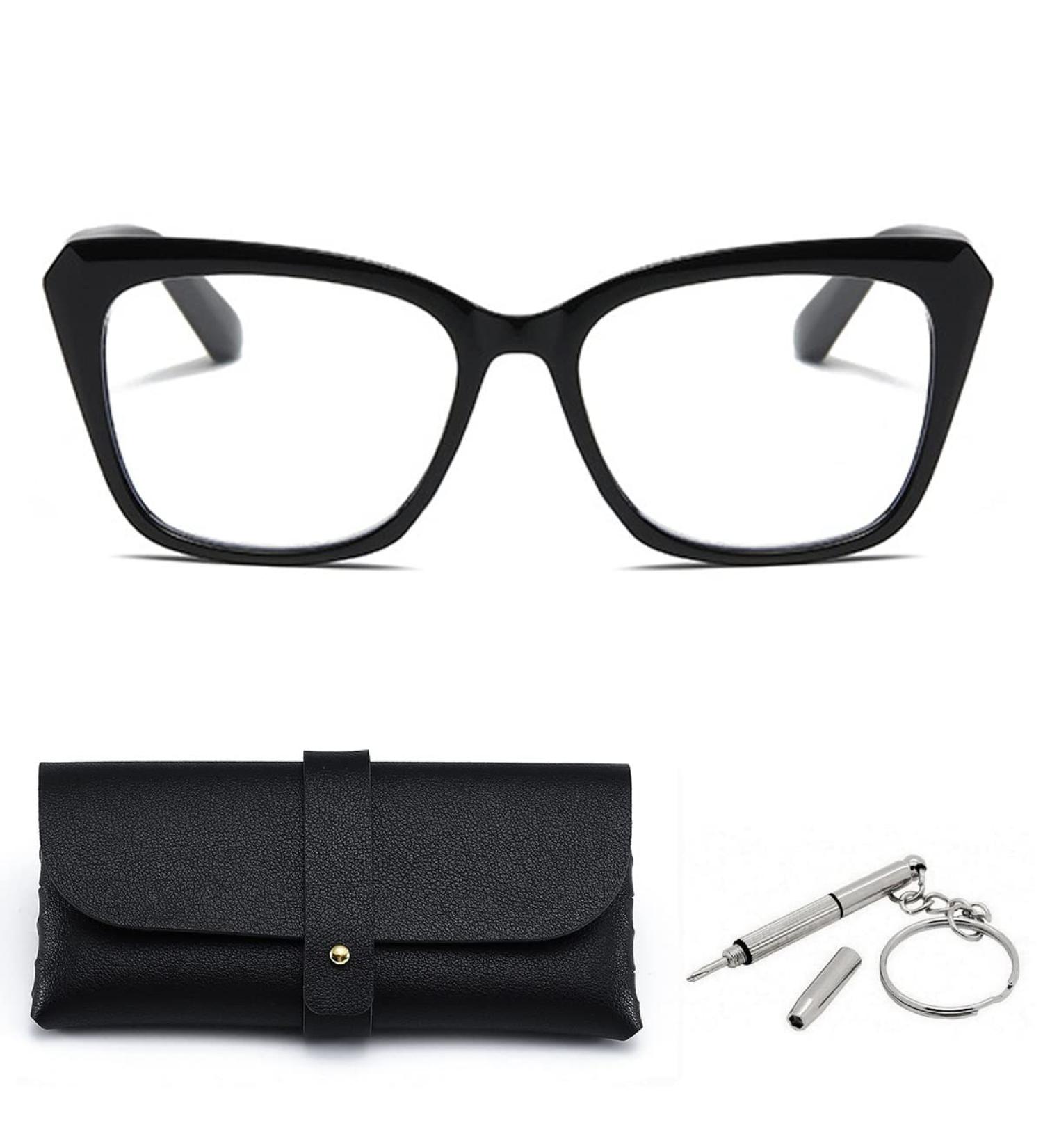 Buy ZUKKY Cat Eye Reading Glasses for Men & Women - Anti Blue Light Tortoiseshell Readers with Spring Hinge - AM53 - Buy Online on GoSupps.com