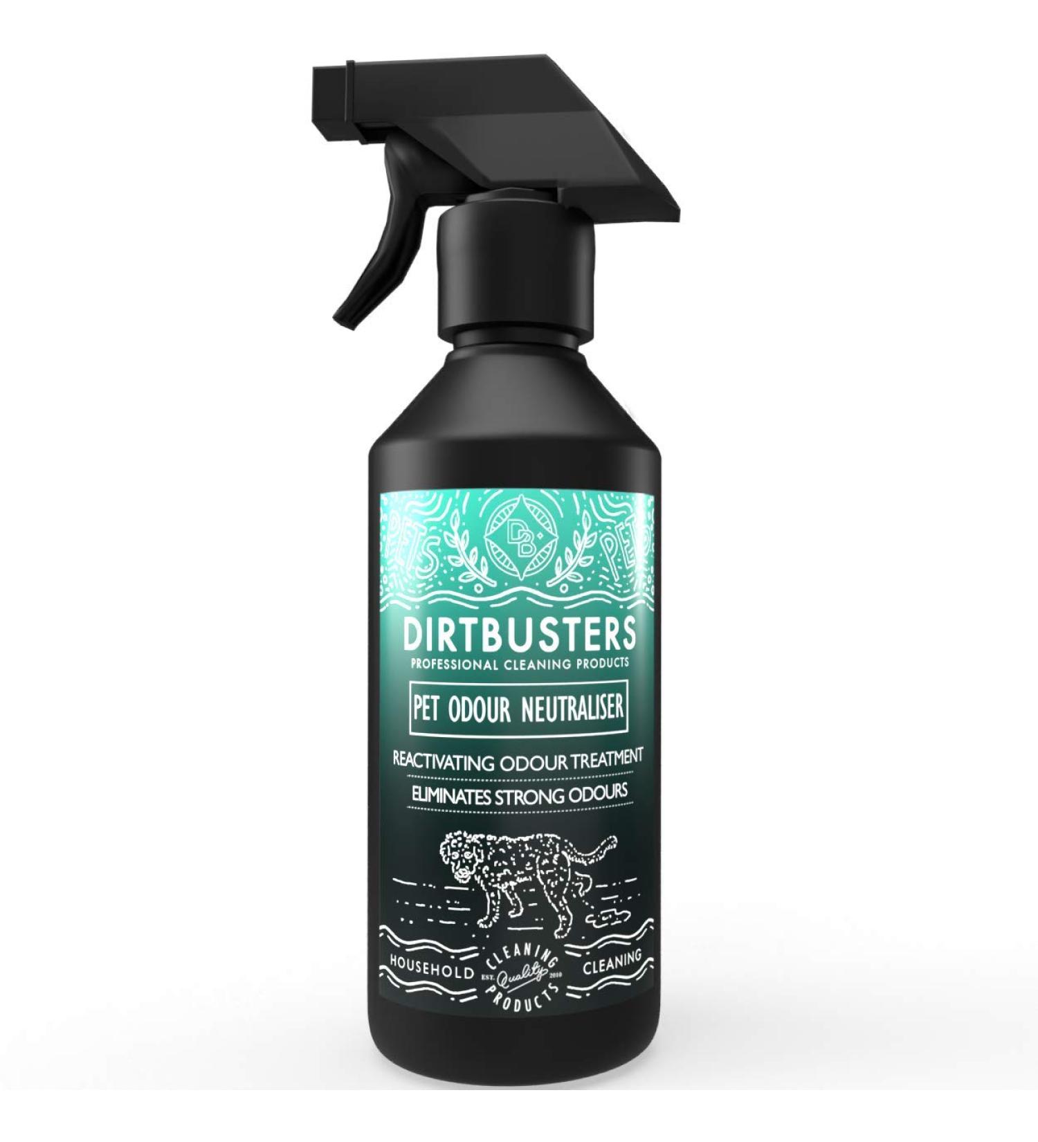 Dirtbusters Pet Odour Eliminator Spray - Enzymatic Deodoriser Wild Fig & Cassis 500ml - Buy Online on GoSupps.com