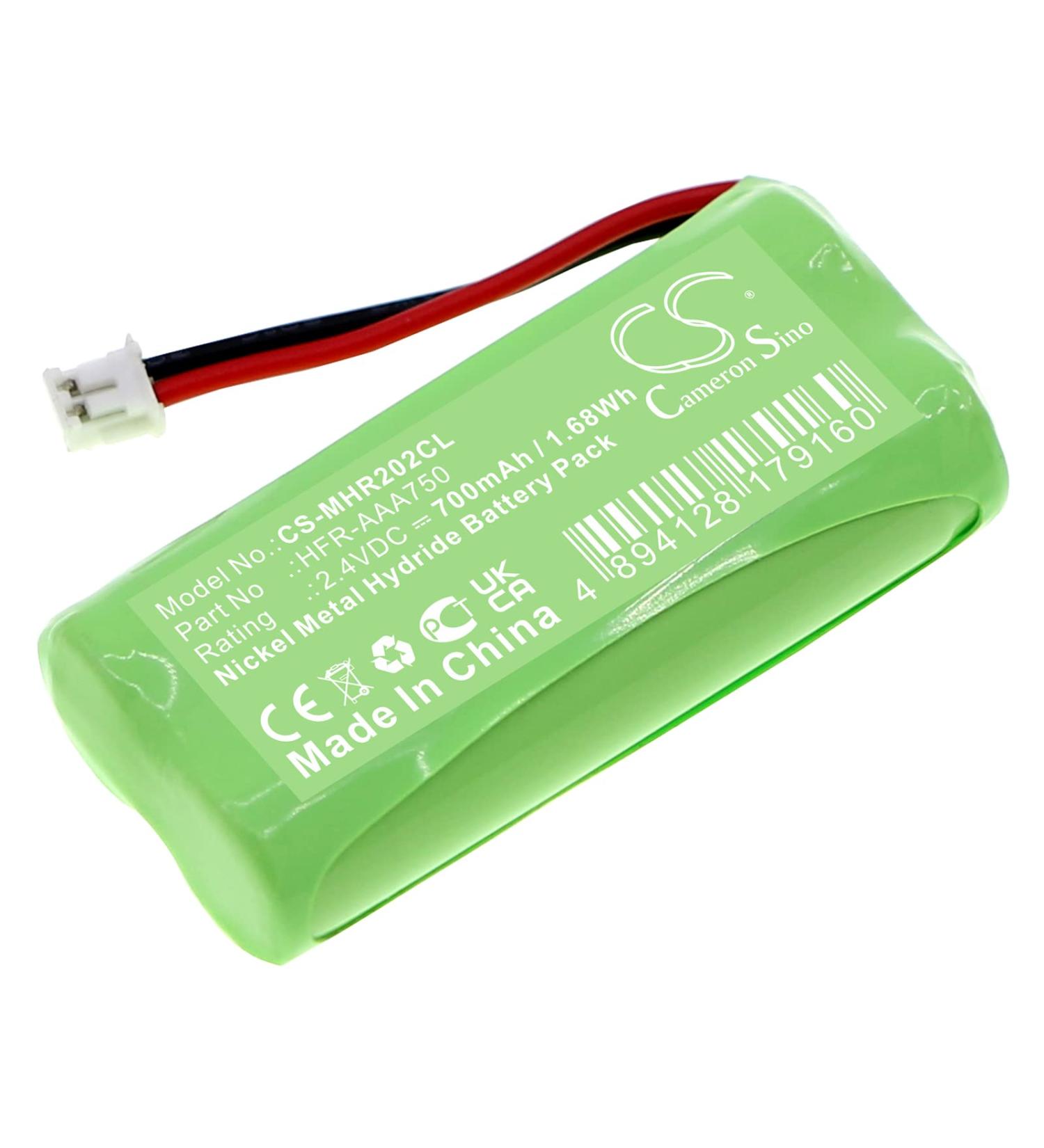 HFR-AAA750 Replacement Battery for O201C O202C - 700mAh/2.4V | International Shipping Available - Buy Online on GoSupps.com