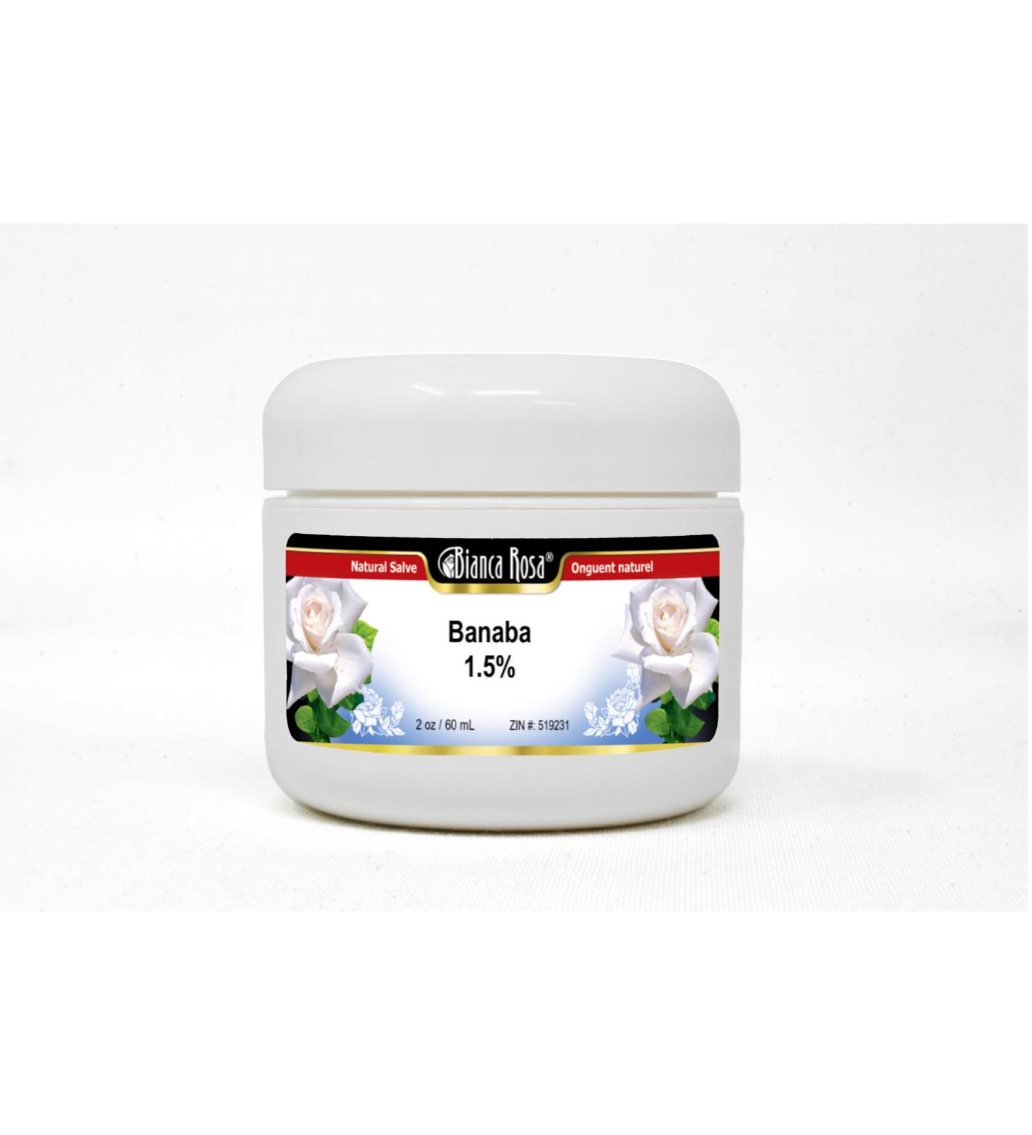 Bianca Rosa Banaba 1.5% Salve (2 oz ZIN: 519231) - 2 Pack - Buy Online on GoSupps.com