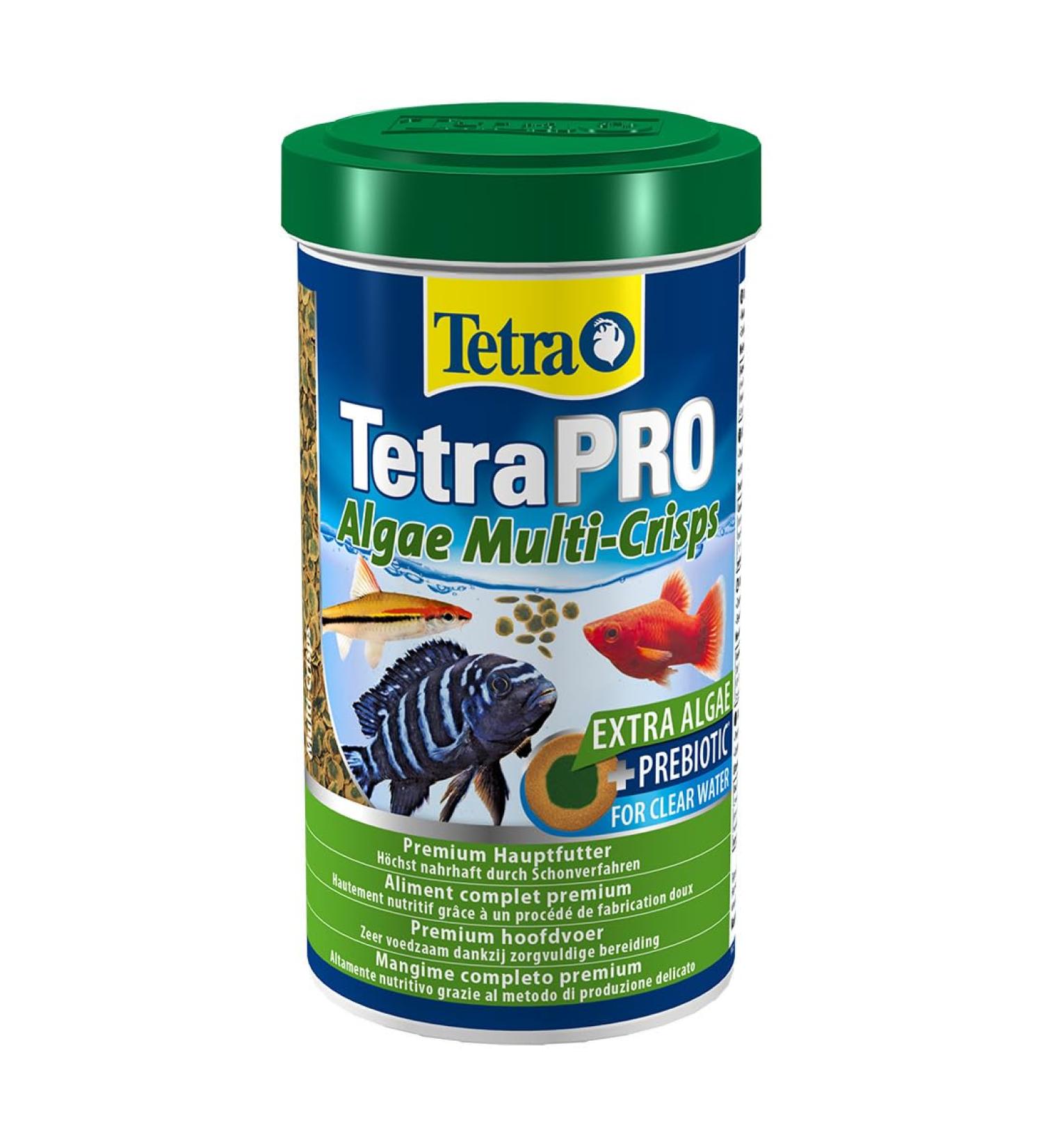 Tetra Pro Algae Multi -Crisps - Premium Fish feed with algae concentrate for increased resistance 250 ml dose Pro ALGAE 250 ml (1 Pack)