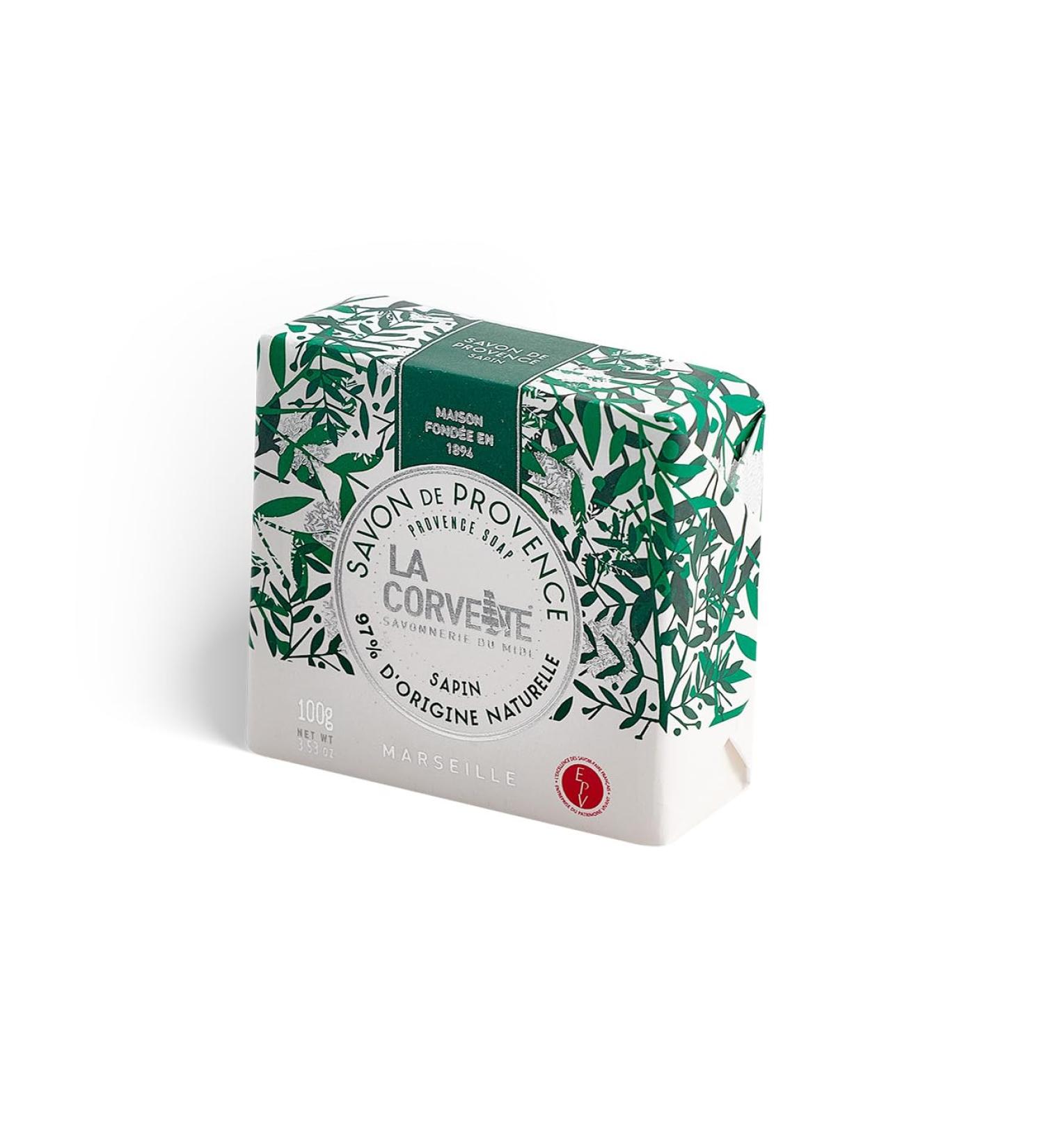  La Corvette La Corvette - Christmas "Fir Tree" Soap - 97% Natural Origin - Handcrafted in Marseille - 100g - Buy Online on GoSupps.com