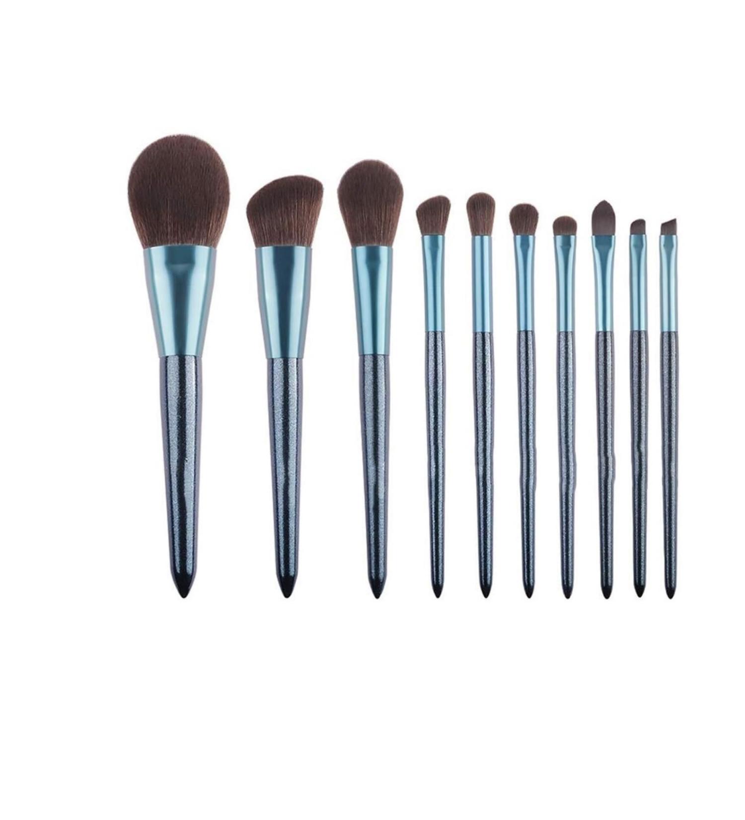 Makeup Brush 10 Pieces Super Soft Makeup Tools for Professionals and Beginners Beauty - Buy Online on GoSupps.com