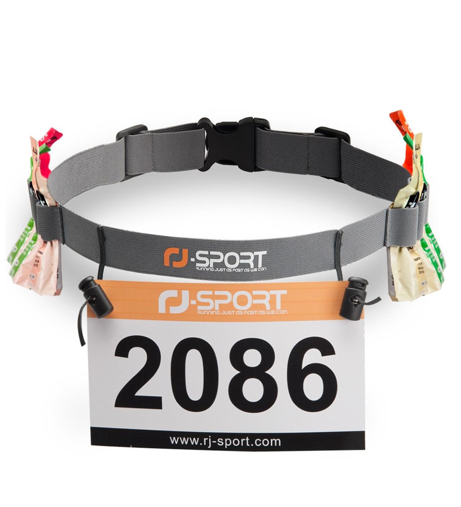 RJ-Sport Triathlon Running Belt with Number Holder & 6 Gel Holders - Ideal for Jogging Cycling & Marathons - Buy Online on GoSupps.com