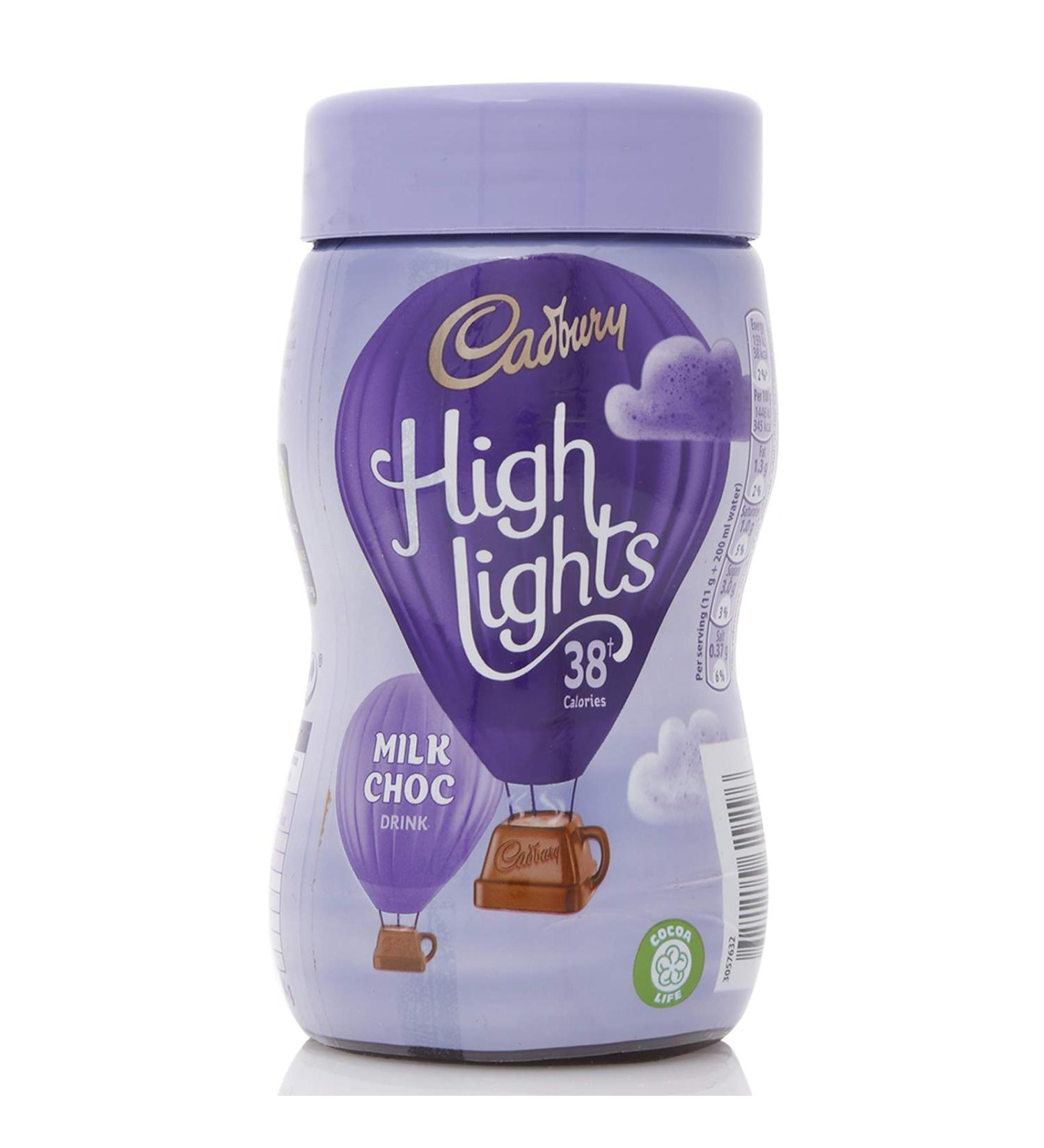 Cadbury Highlights Hot Chocolate Powder 154g - Buy Online on GoSupps.com