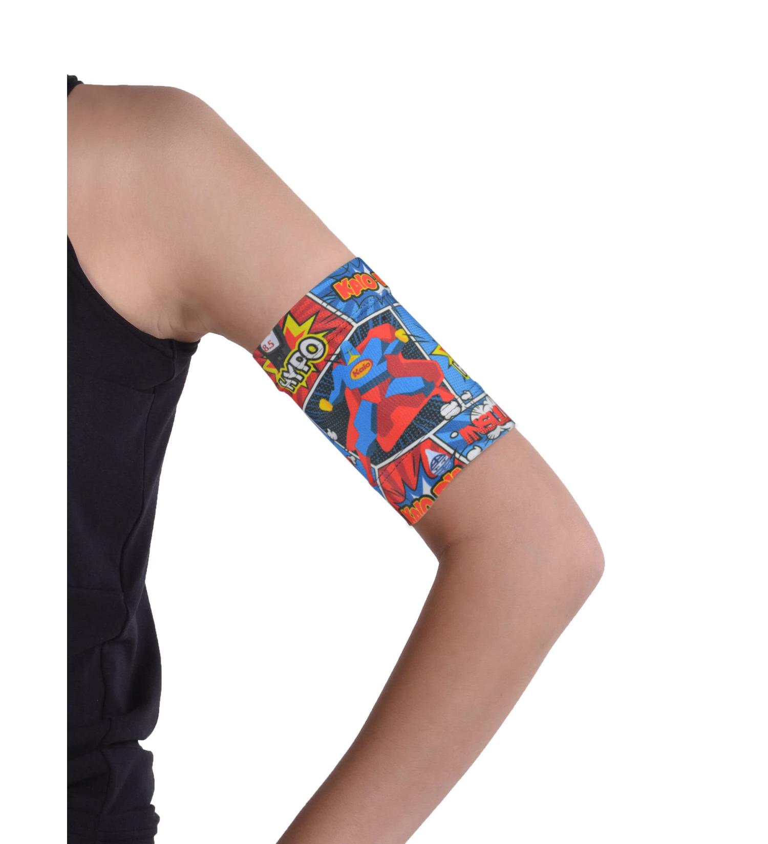 Dia Band for Kids | Comfortable Glucose Sensor Protection Bracelet for Freestyle Libre Medtronic Dexcom Omnipod | Reusable Diabetic Band (Junior M 19-21 cm) - Buy Online on GoSupps.com