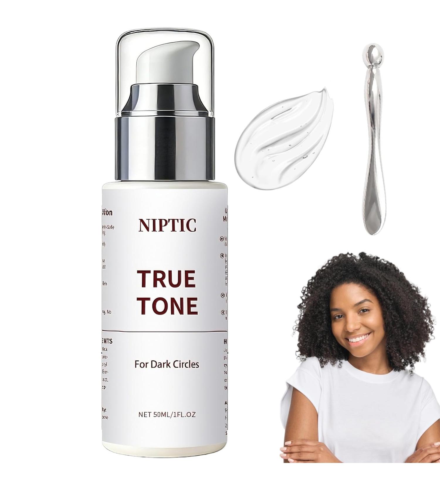 Niptic Dark Circle Niptic True Tone Eye Cream Under Eyes Serum for Dark Circles Eye Repair Cream Reducing Darks Circle and Puffiness Repair the Eyes Skin Reduce Wrinkles (1 PCS) - Buy Online on GoSupps.com