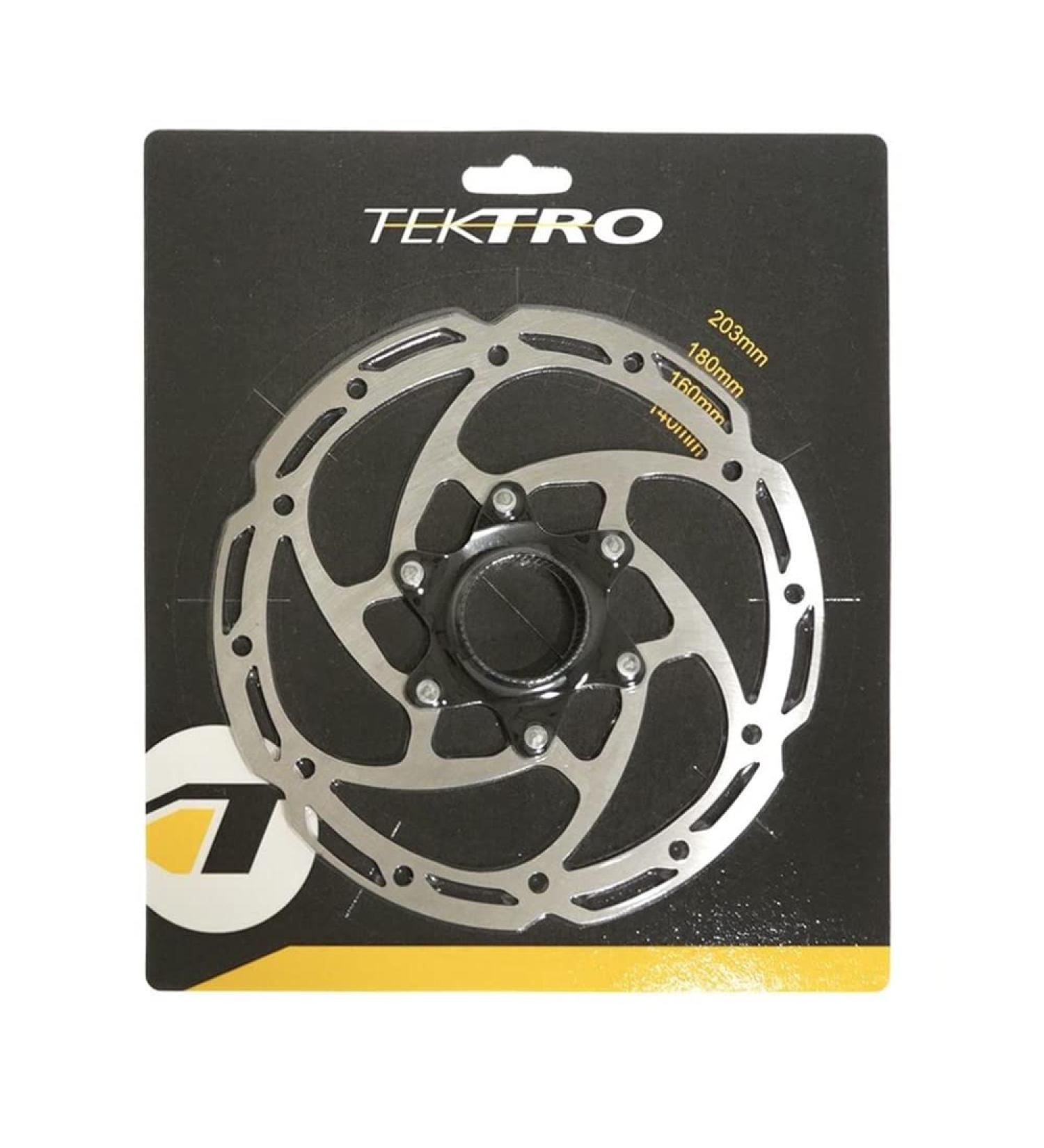 Tektro Centerlock Disc Rotor with Lock Ring - Available in 140mm, 160mm, 180mm, and 203mm - Buy Online on GoSupps.com