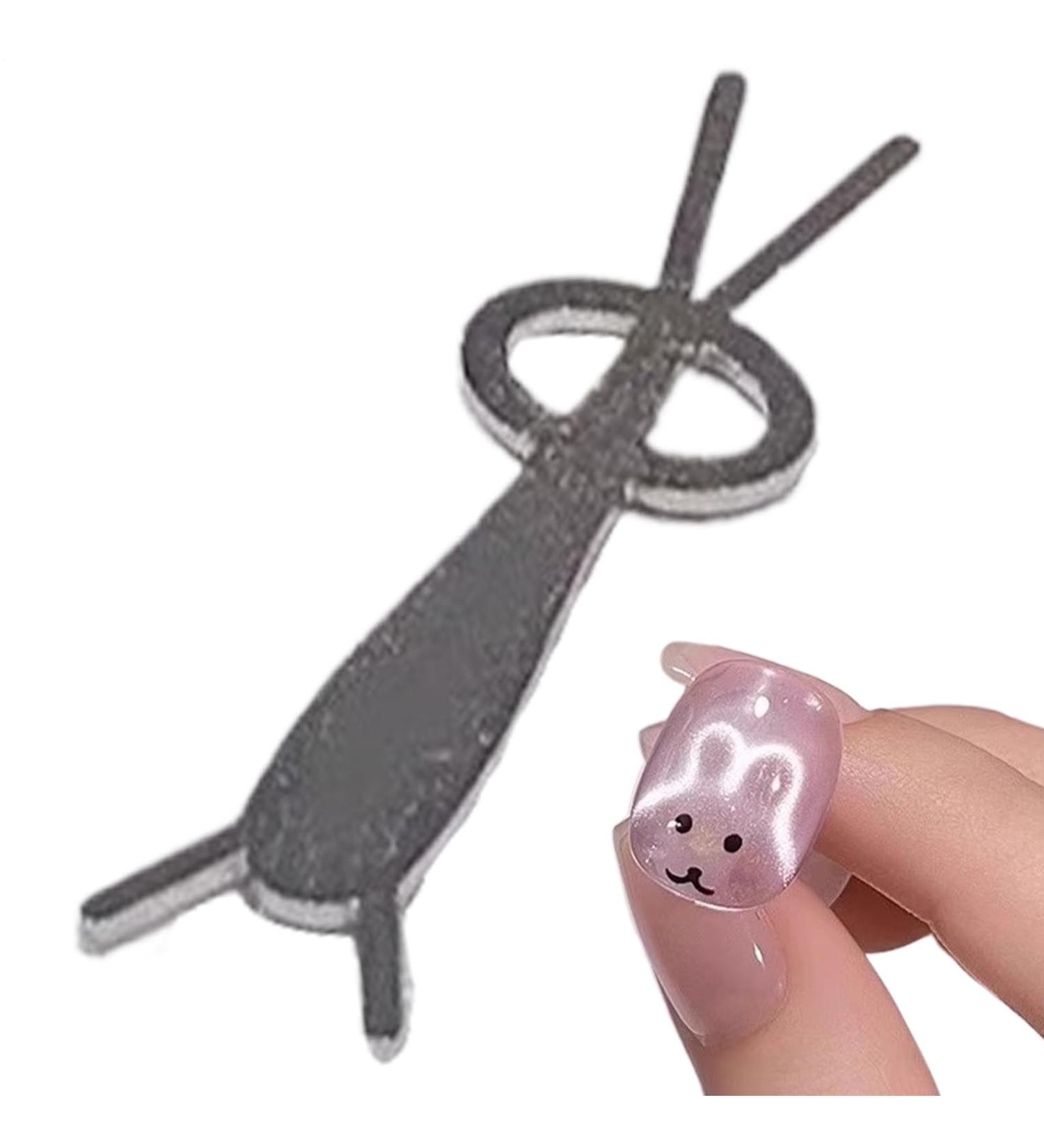 Aimant Magn tique Effet il de Chat pour Ongles | Aimant D coratif en Forme de Lapin avec il de Chaton | Effet C ur D coratif Accessoires de Vernis Portatifs pour D butants Professionnels  - Buy Online on GoSupps.com