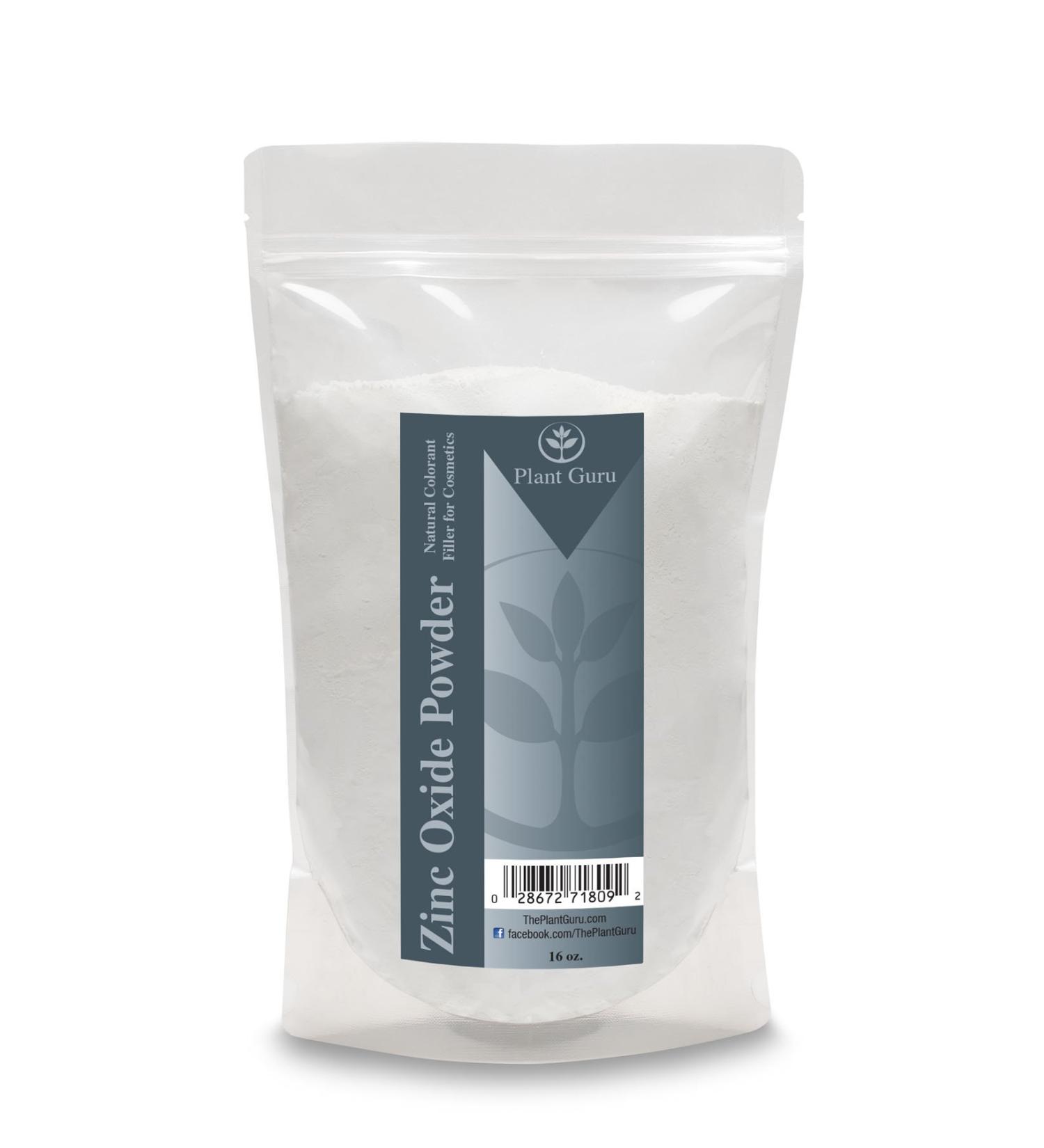 Zinc Oxide Powder 1 lb. Non-Nano Uncoated 100% Pure USP Pharmaceutical Grade. Great for DYI Soap Making Sunscreen Sunblock Deodorant Baby Diaper Rash Ointment and Acne Cream.