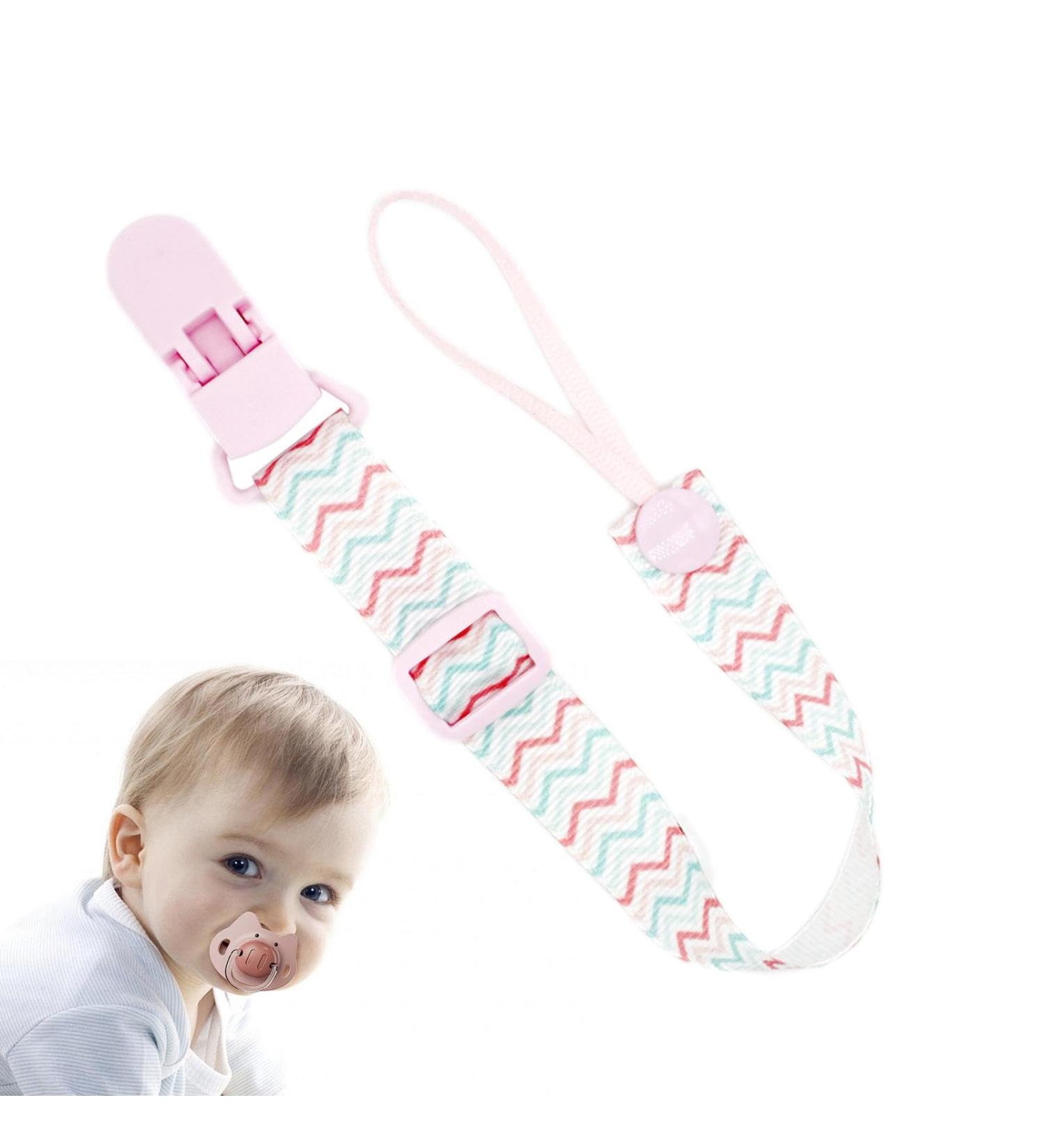 Firulab Baby Pacifier Holder Clip | Universal Anti-Drop Soothie Leash & Bite Toy Holder - A02 - Buy Online on GoSupps.com