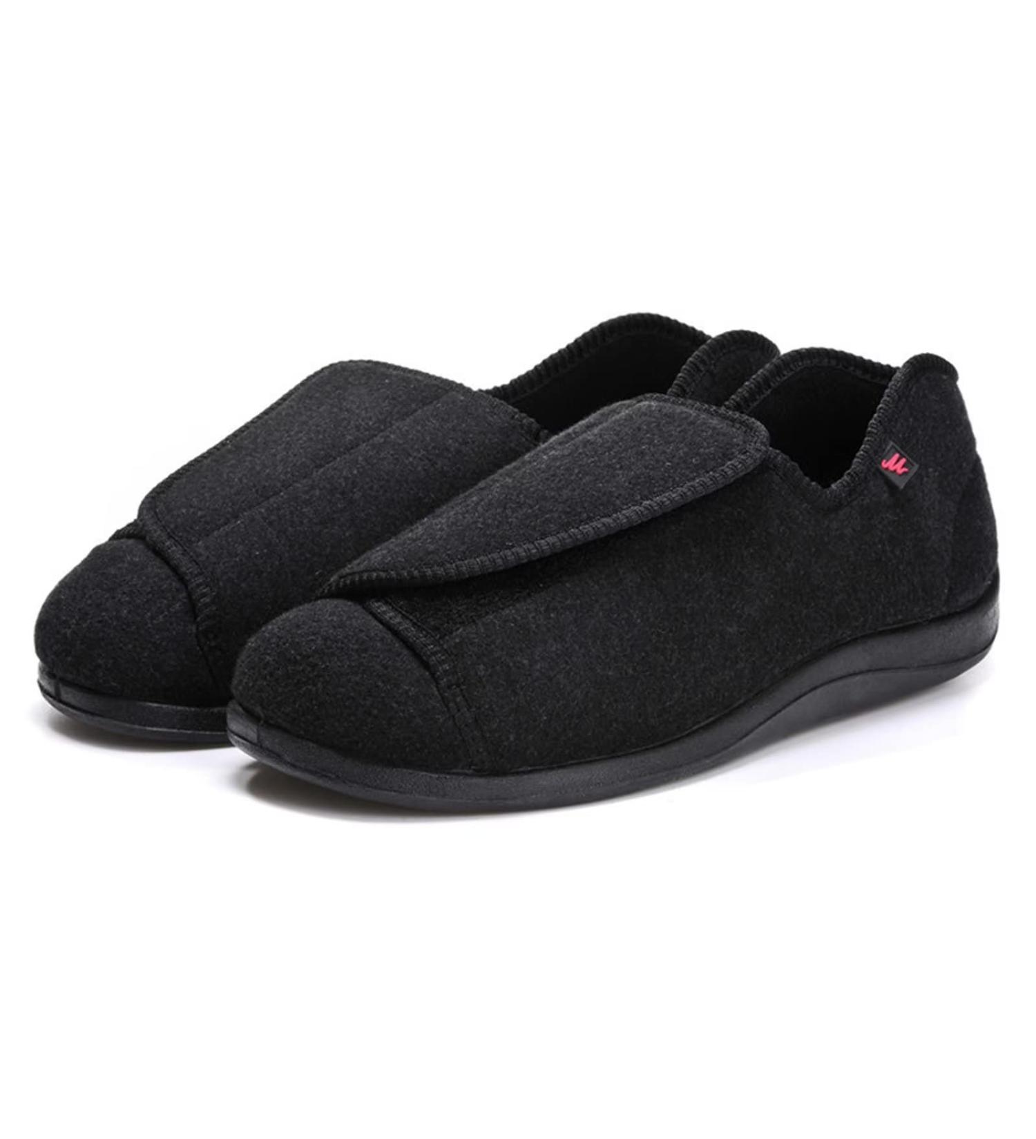 Diabetic Shoes for Men and Women - Lightweight Post-Operative Care Shoes for Swollen Feet - Orthopedic Casual Shoes for Pain Relief - Black, Size 7.5 - Buy Online on GoSupps.com