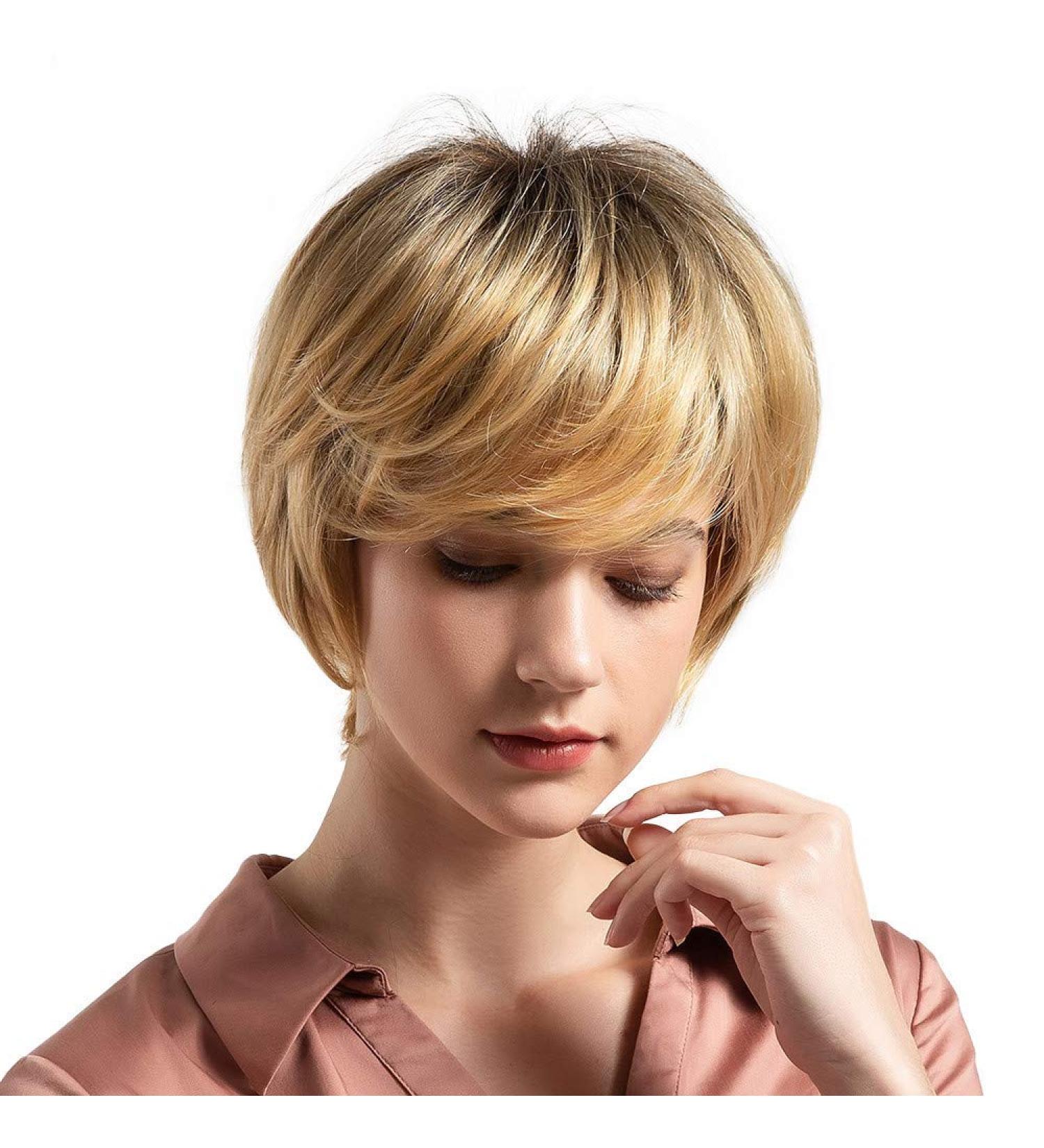 Wig Women Short Cosplay Wavy Synthetic Curly Brazilian Women Hair 50s 60s 70s 80s